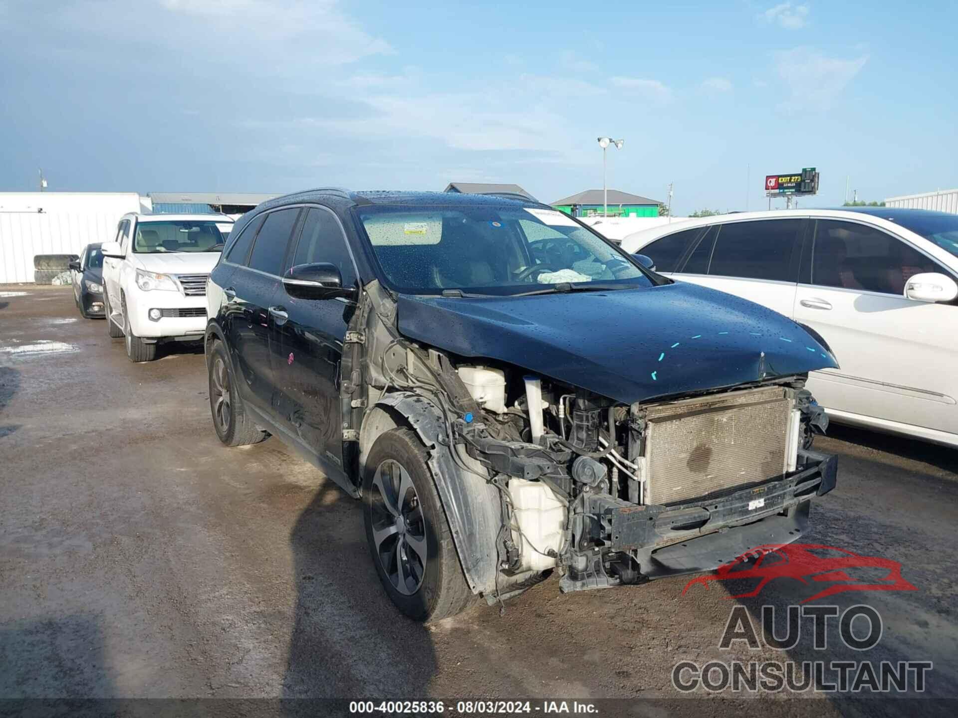 KIA SORENTO 2016 - 5XYPHDA53GG130707