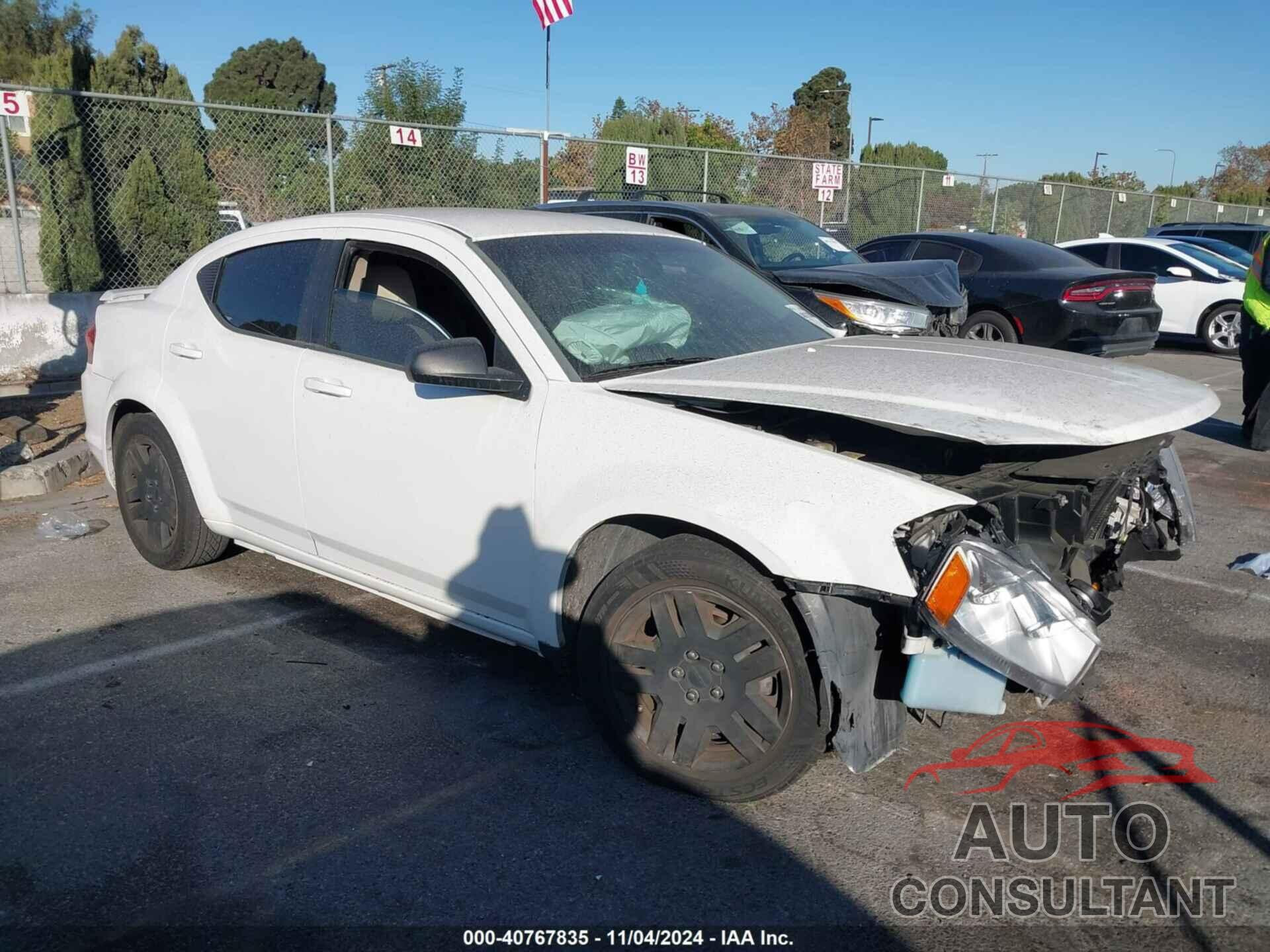 DODGE AVENGER 2014 - 1C3CDZAB6EN143779