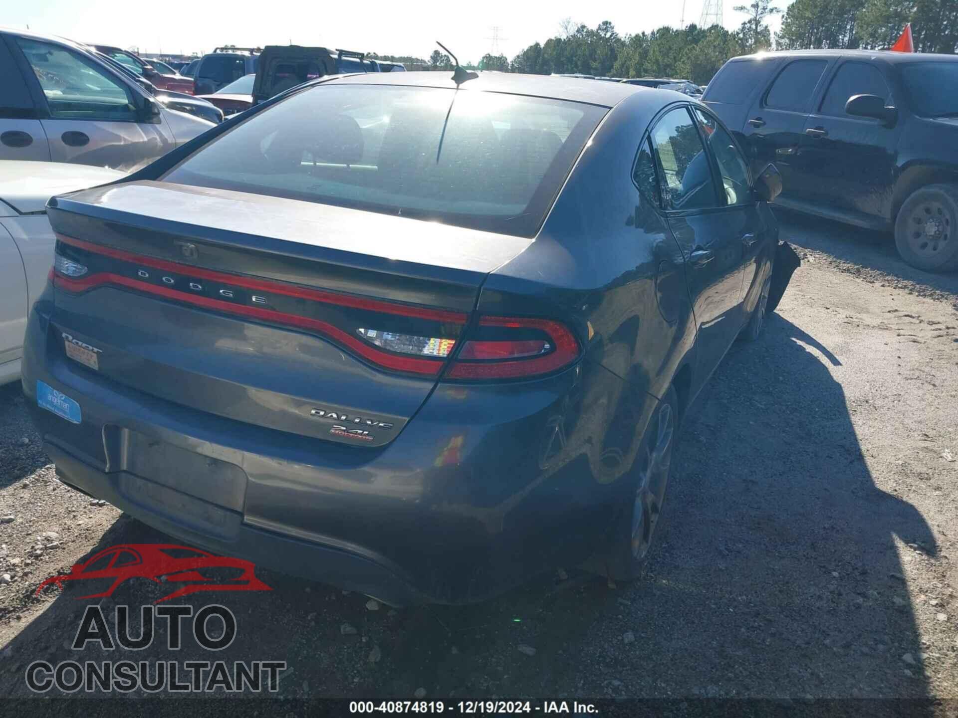 DODGE DART 2014 - 1C3CDFBB7ED917668
