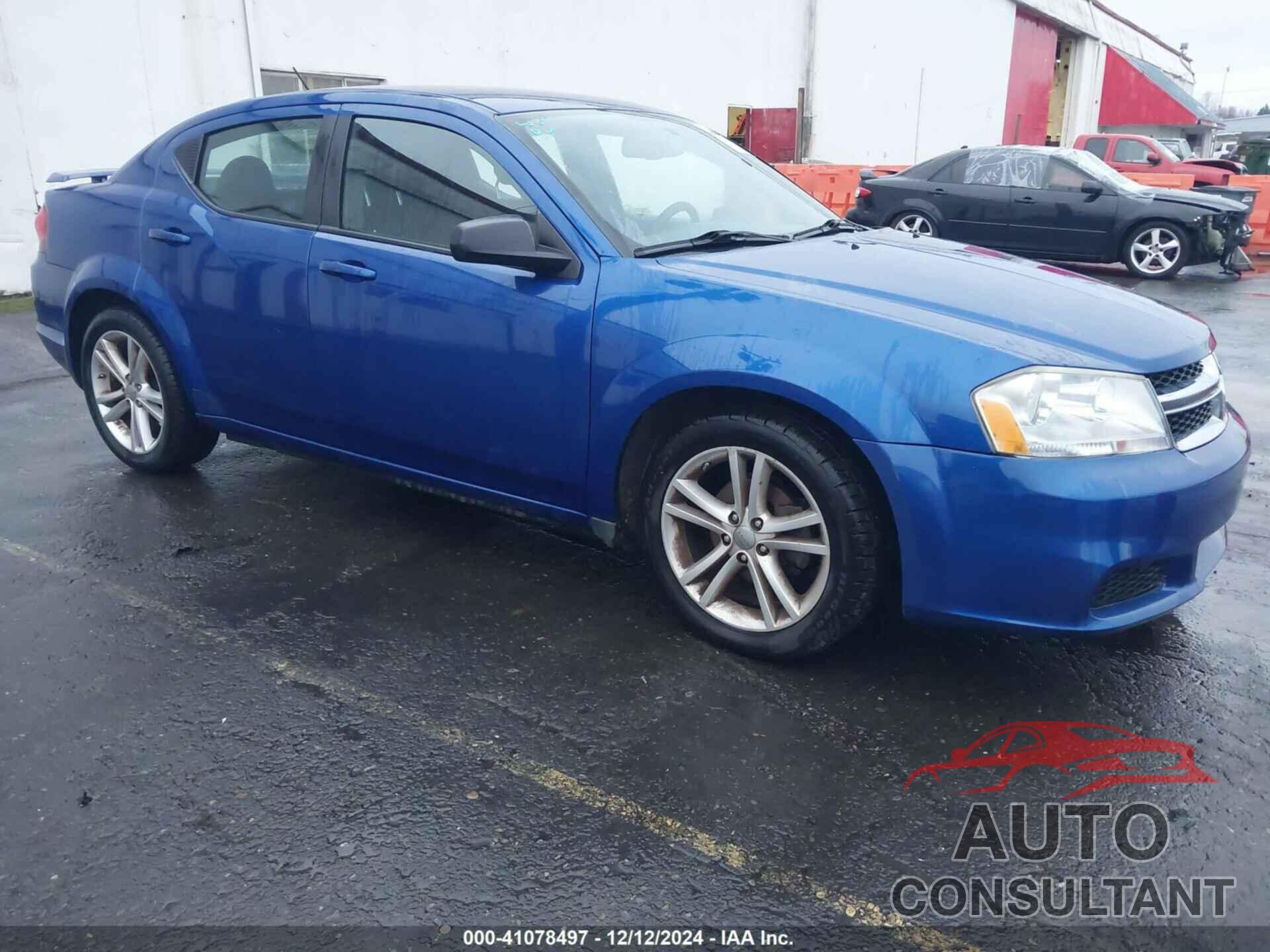 DODGE AVENGER 2012 - 1C3CDZAG9CN315683