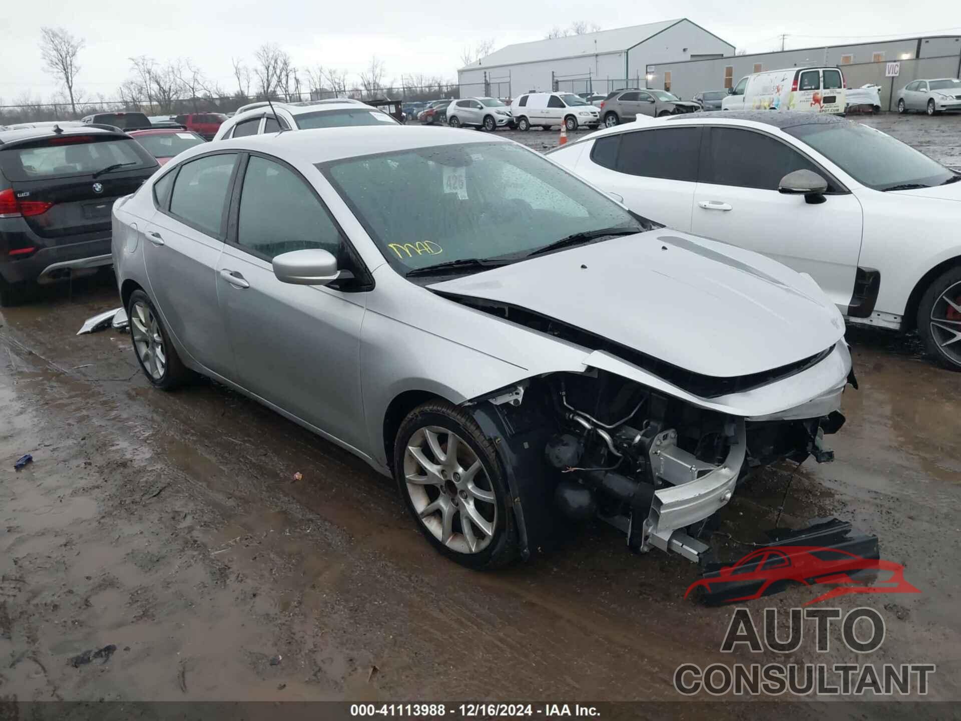 DODGE DART 2013 - 1C3CDFBA4DD143451