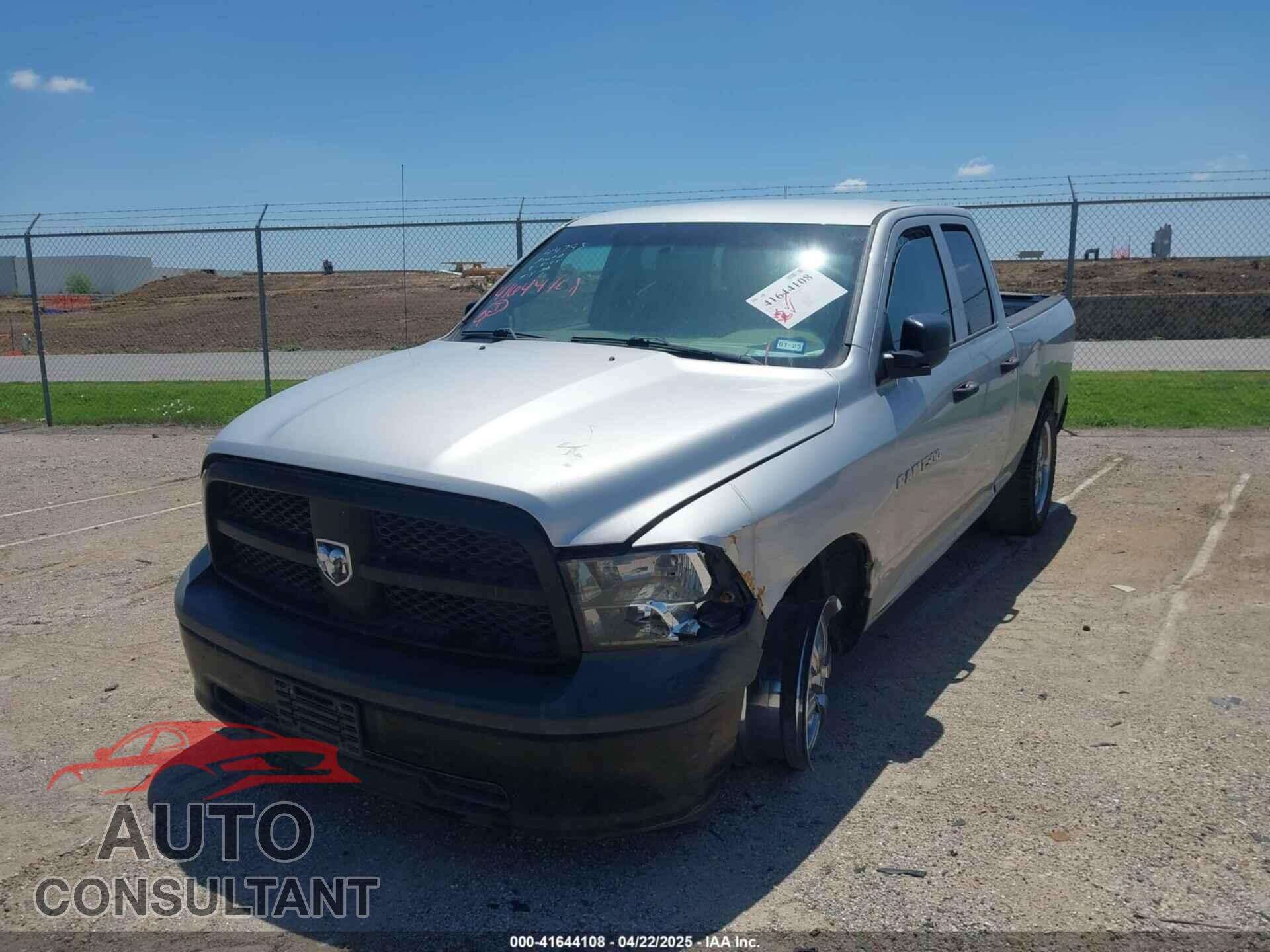 DODGE RAM 1500 2012 - 1C6RD6FP2CS168791