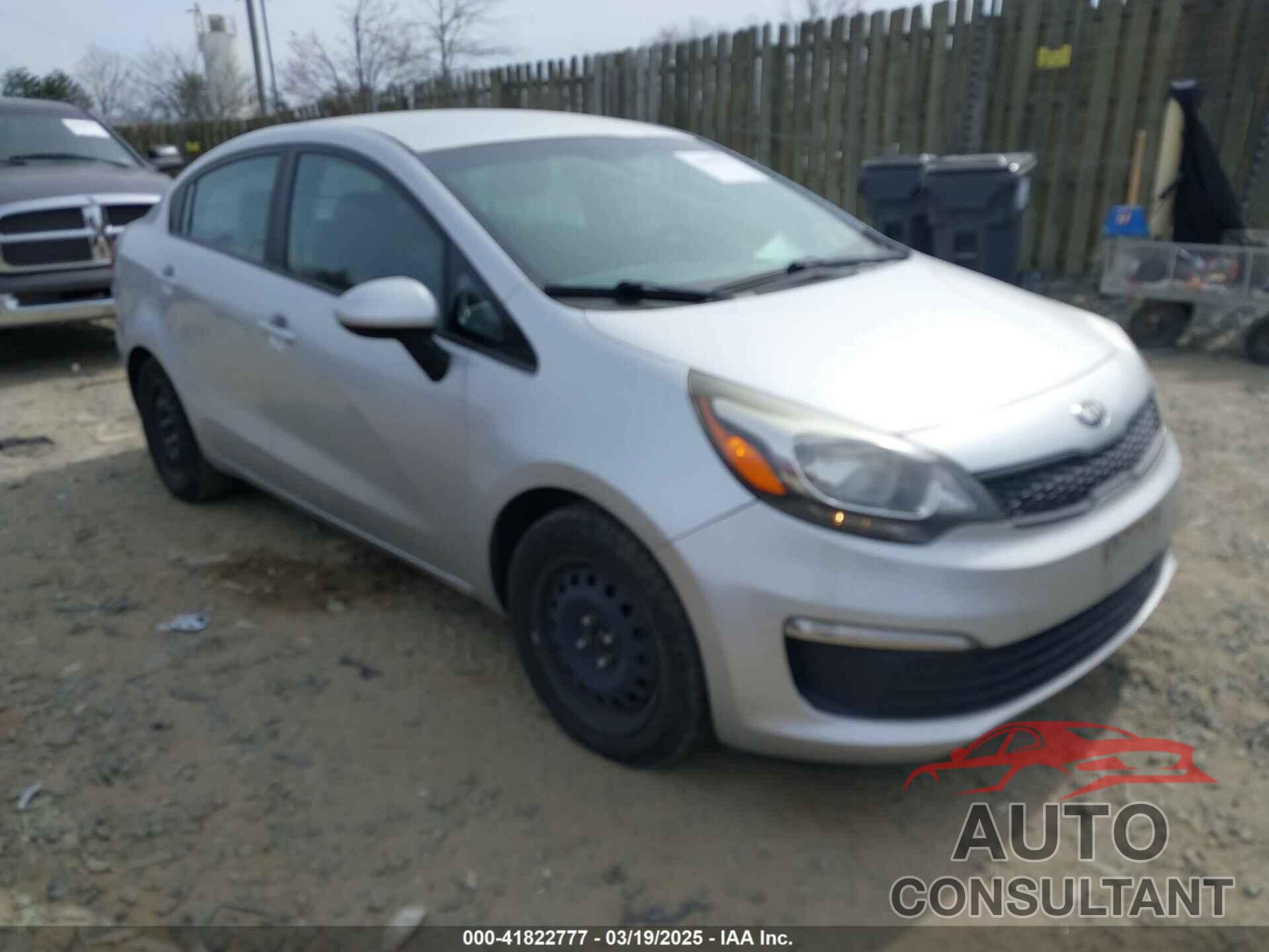 KIA RIO 2016 - KNADM4A31G6546249