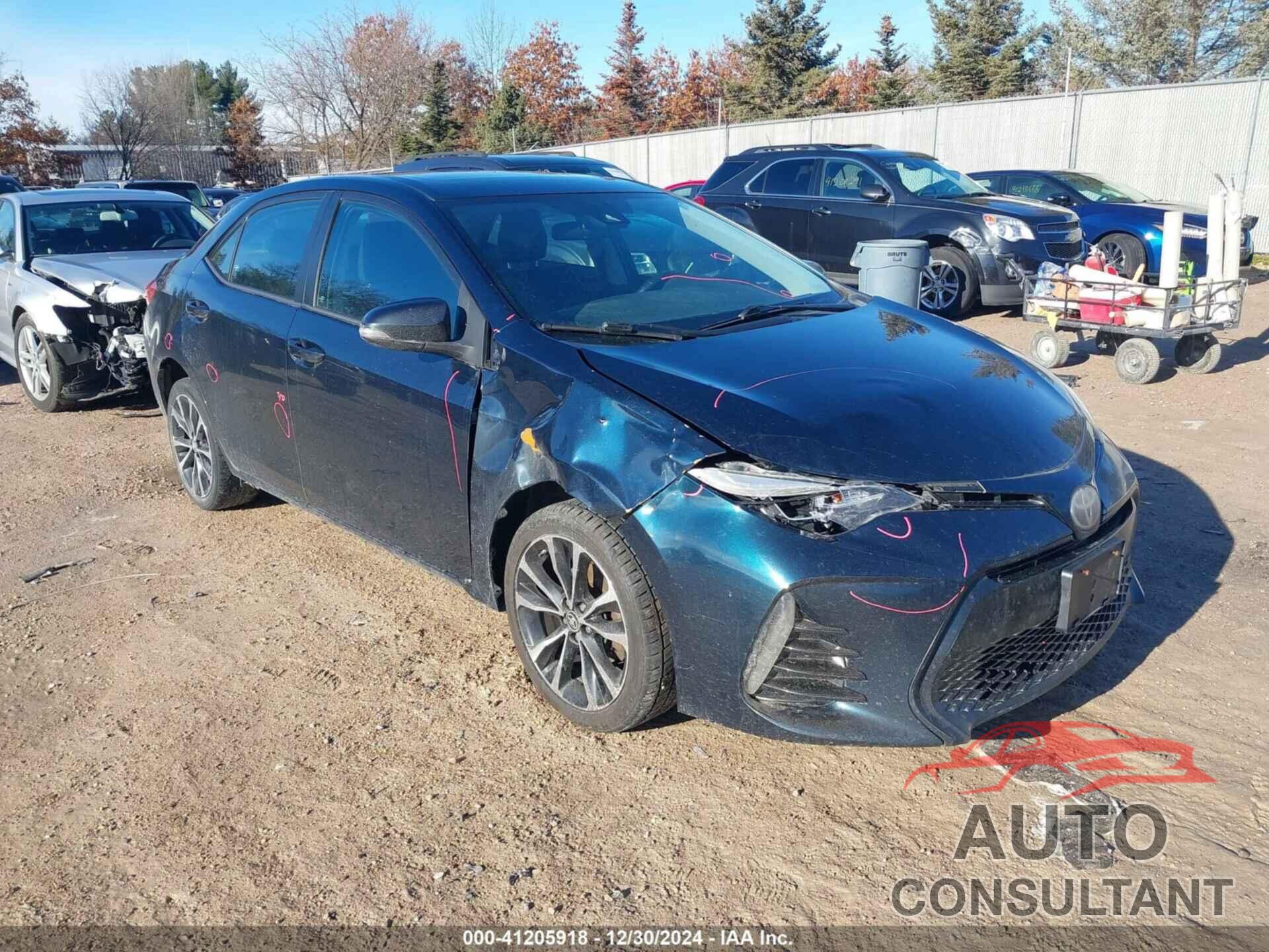 TOYOTA COROLLA 2017 - 2T1BURHE5HC799115