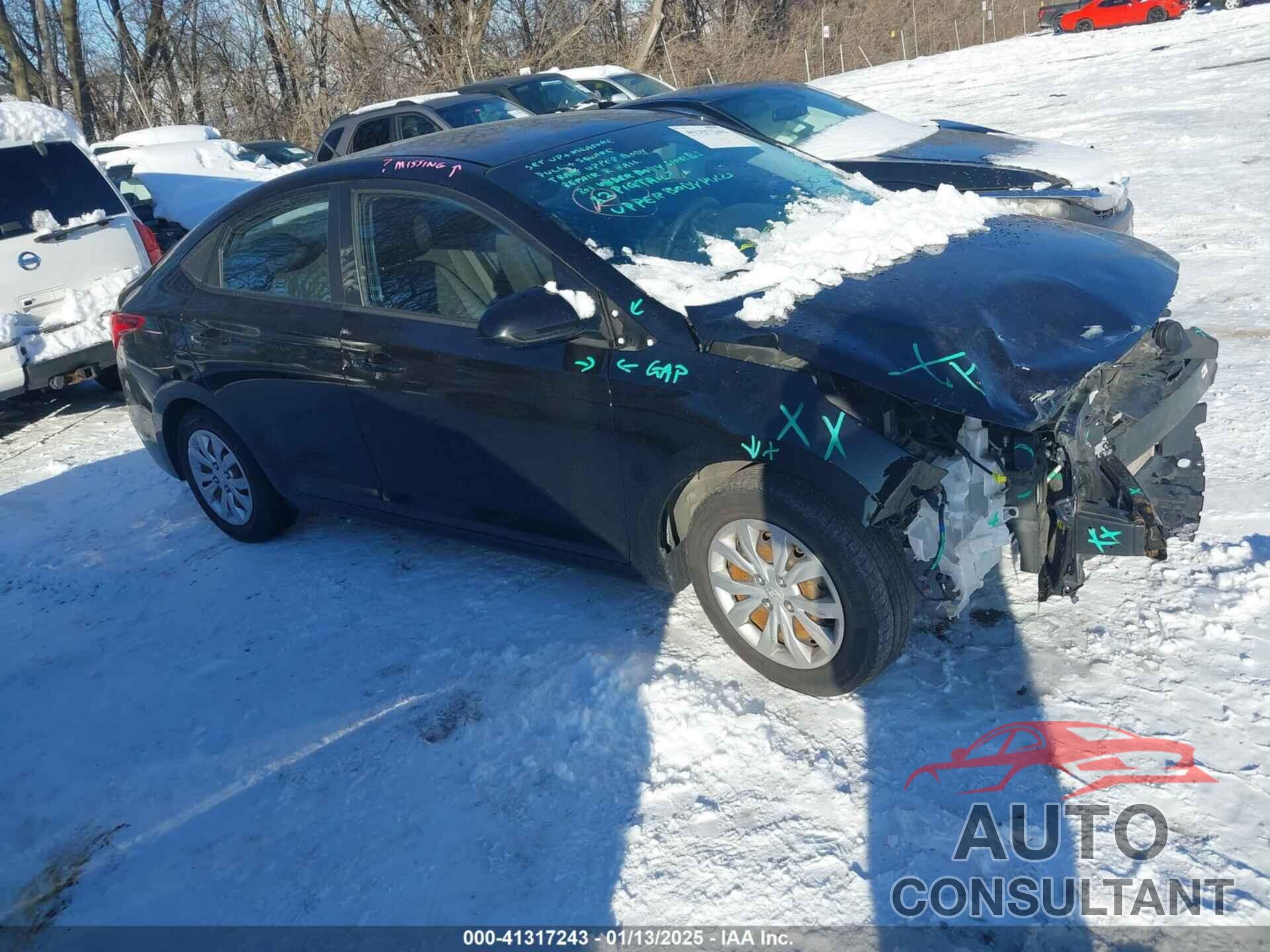 HYUNDAI ACCENT 2018 - 3KPC24A30JE021933