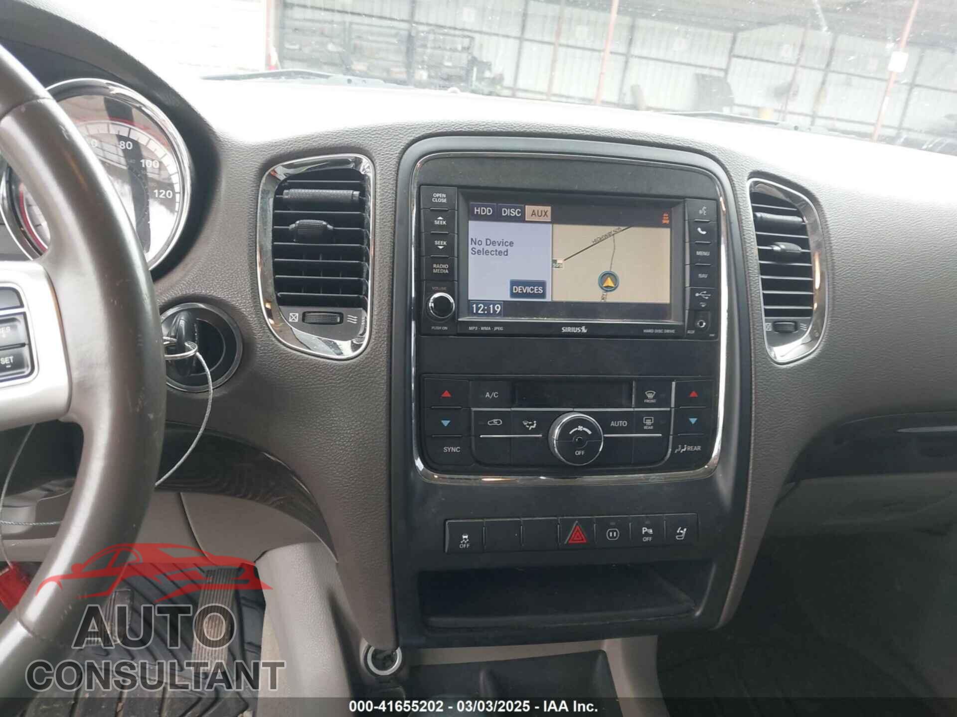 DODGE DURANGO 2011 - 1D4RD4GG7BC652981