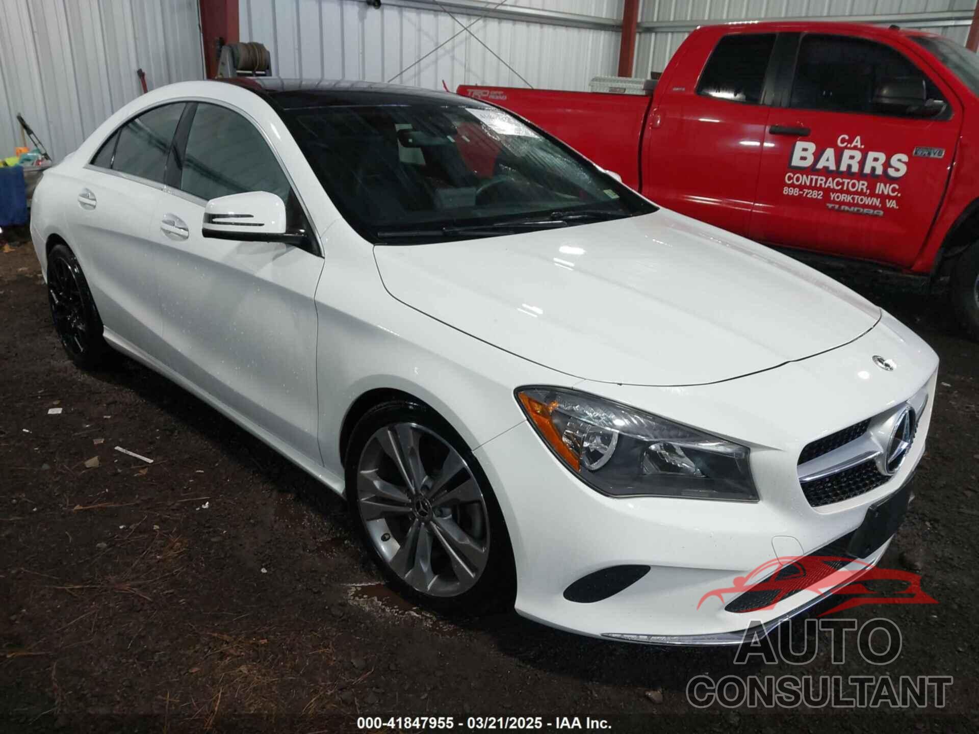 MERCEDES-BENZ CLA 250 2018 - WDDSJ4GB1JN696821