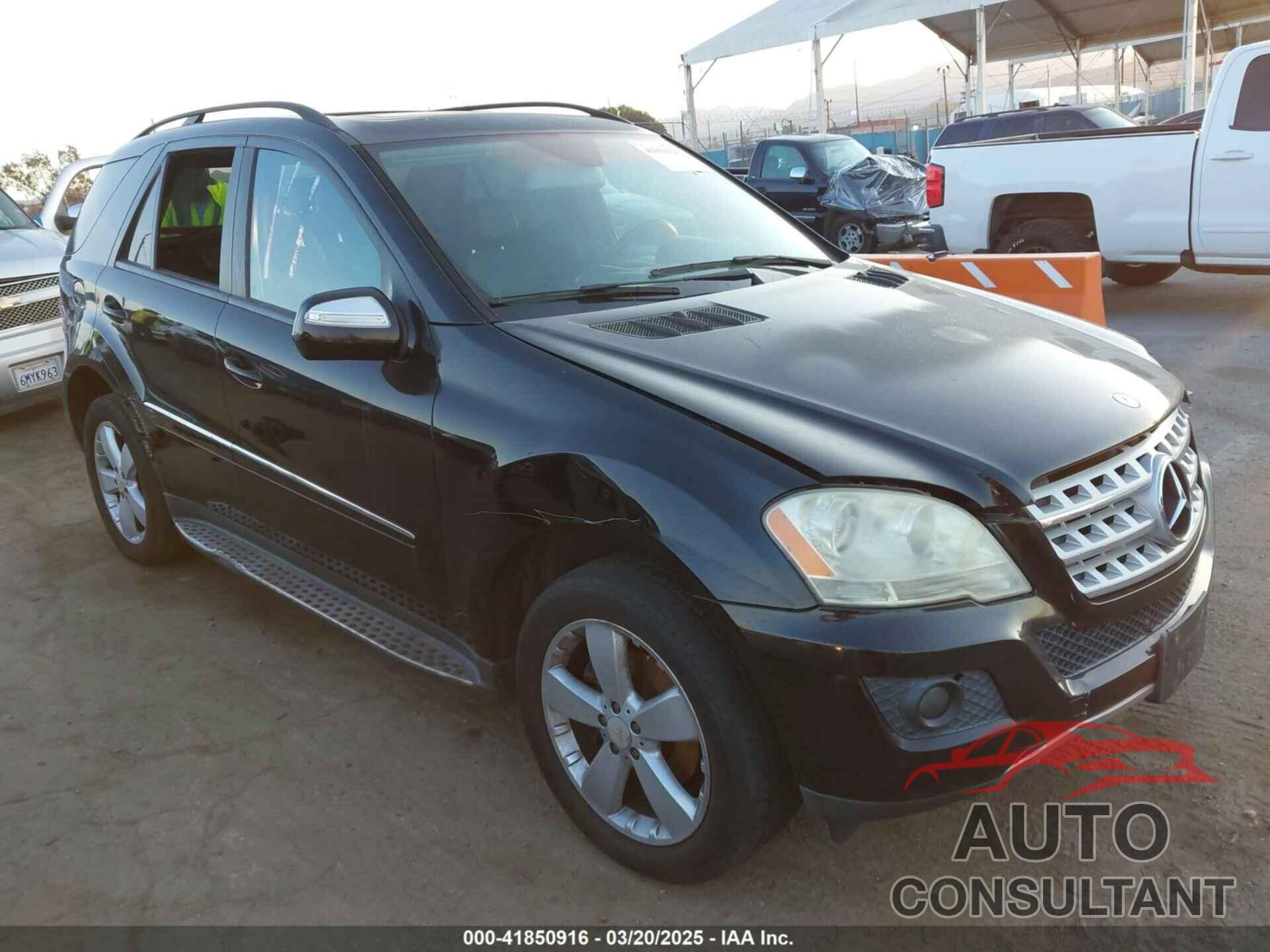 MERCEDES-BENZ ML 350 2009 - 4JGBB56E59A521351