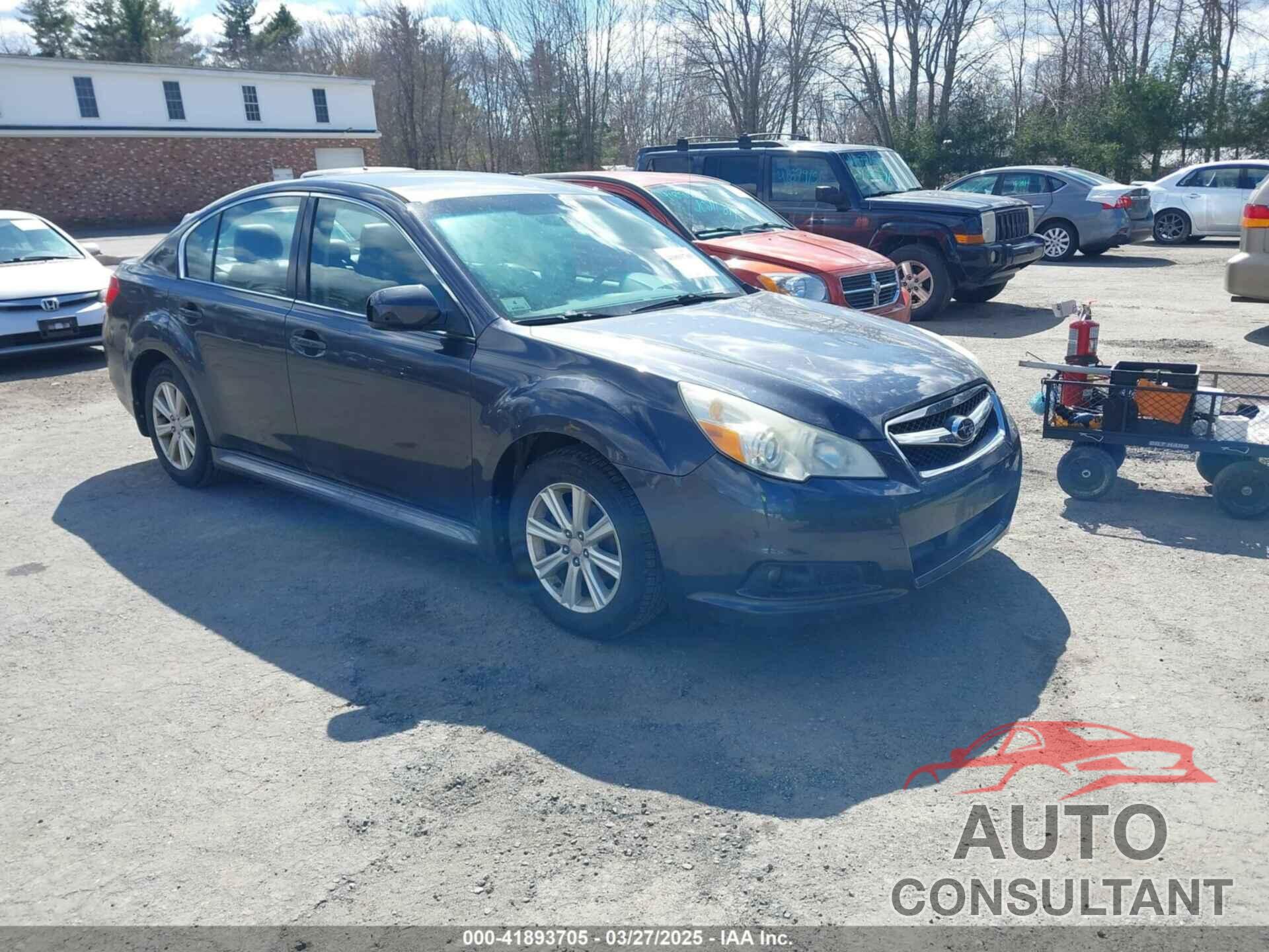 SUBARU LEGACY 2011 - 4S3BMBC66B3217093