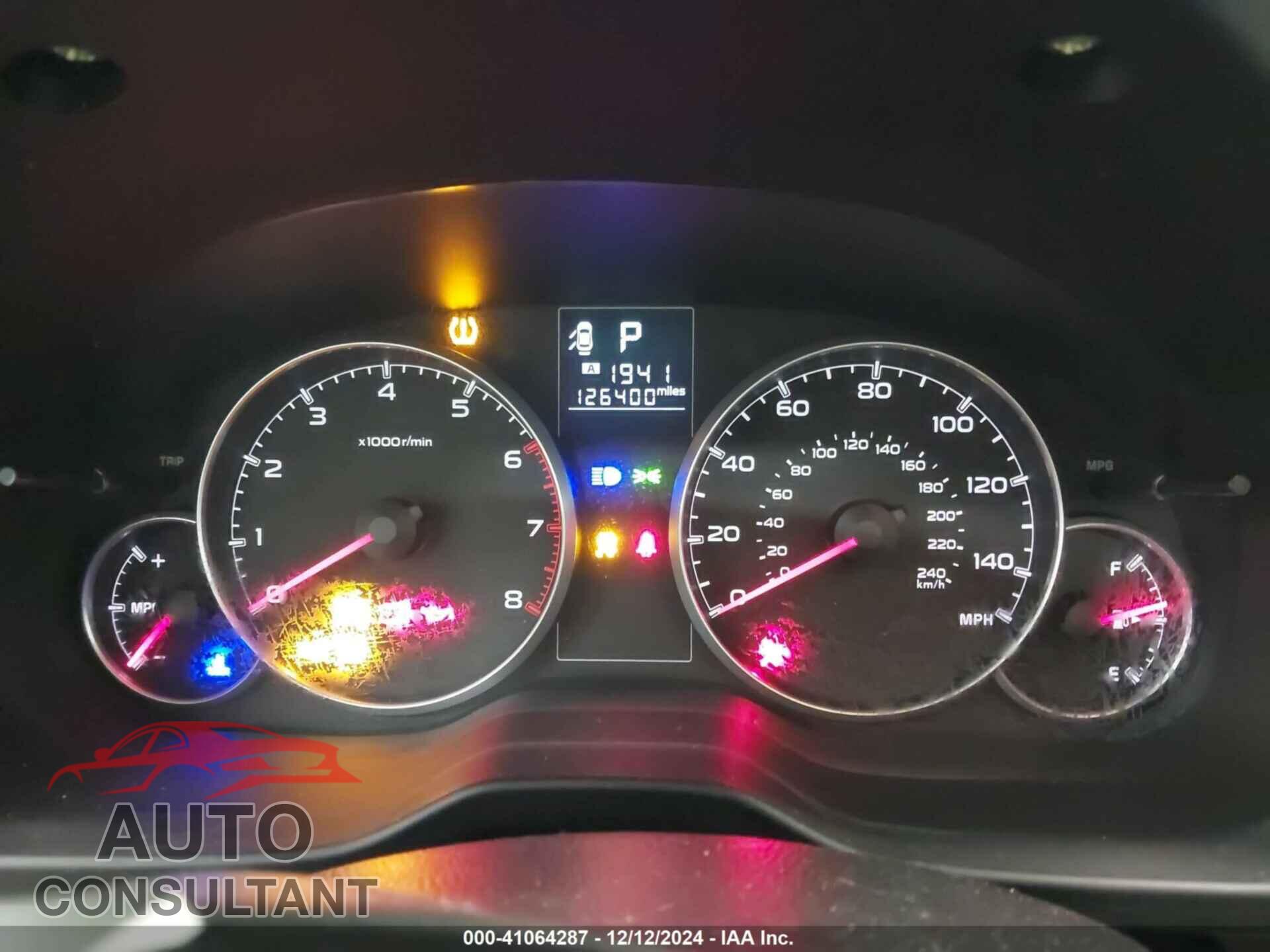 SUBARU OUTBACK 2014 - 4S4BRBCC9E3238205
