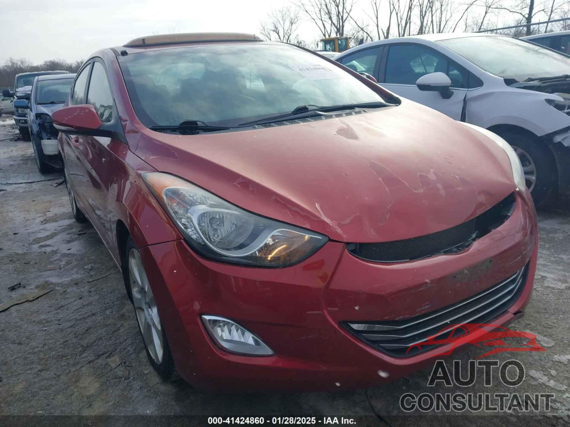 HYUNDAI ELANTRA 2013 - 5NPDH4AE4DH175212