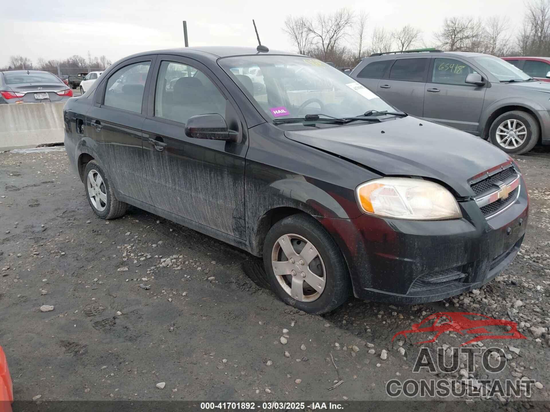 CHEVROLET AVEO 2010 - KL1TD5DE7AB070676