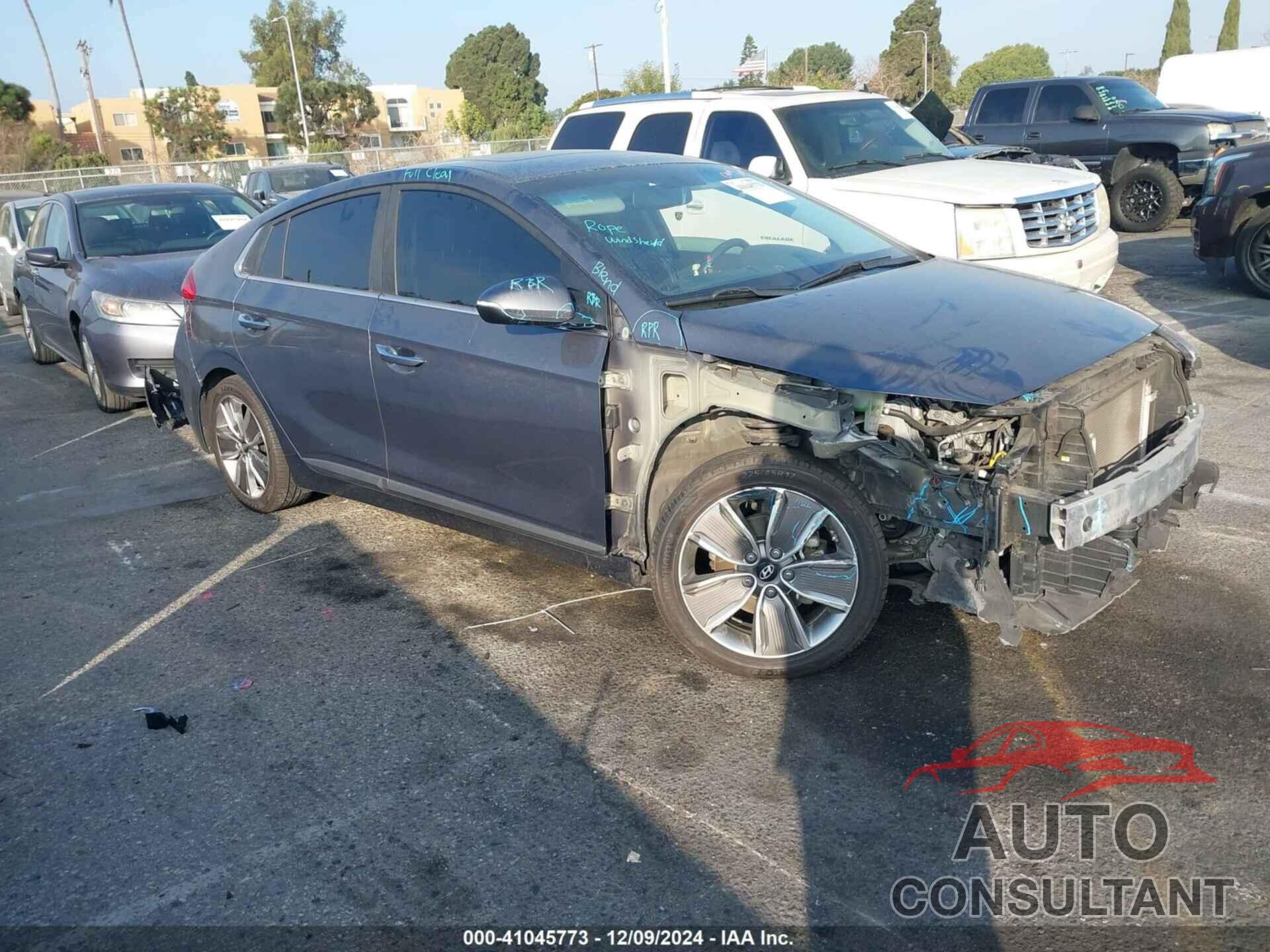 HYUNDAI IONIQ HYBRID 2018 - KMHC85LC4JU091160