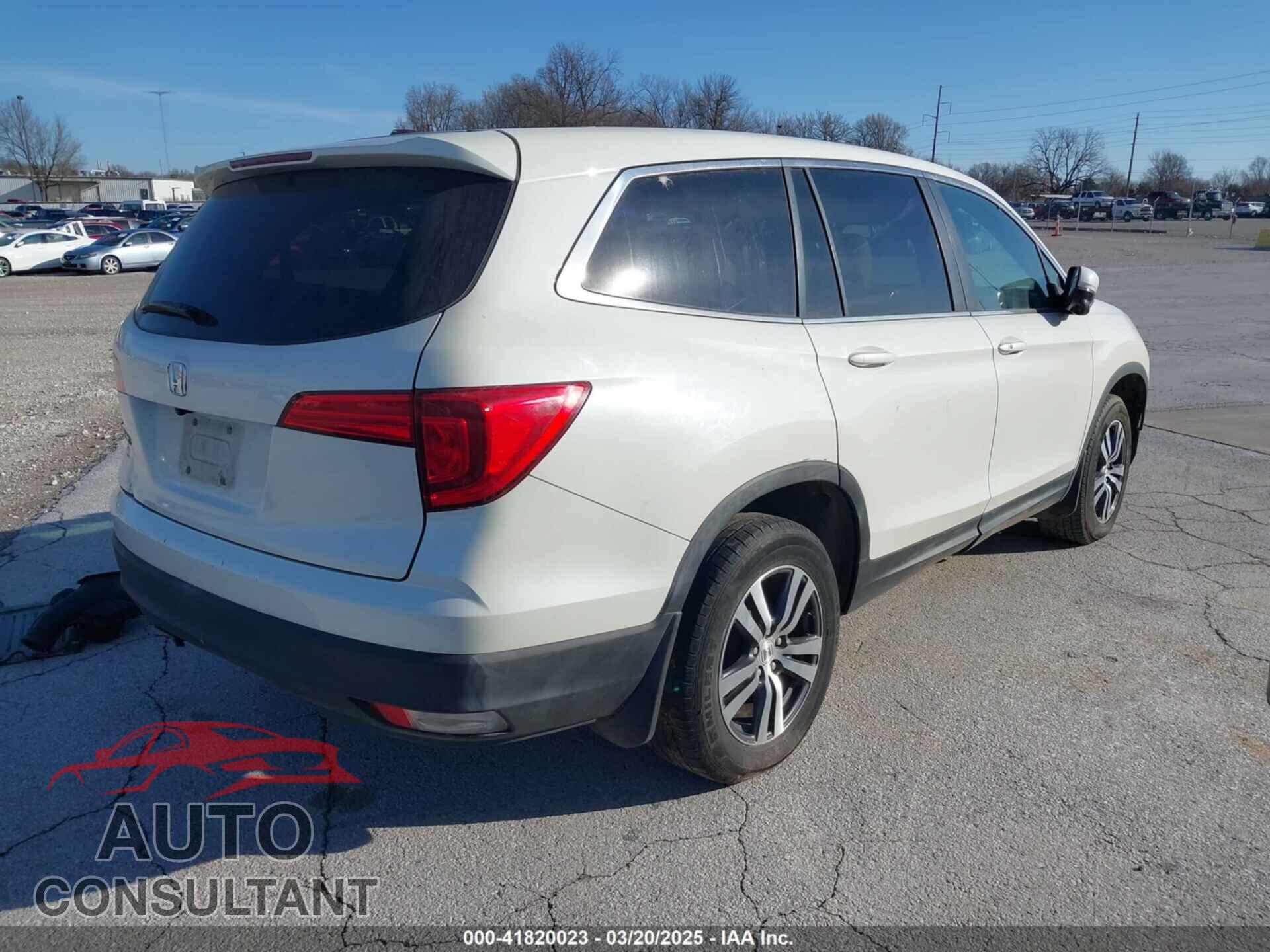 HONDA PILOT 2016 - 5FNYF5H5XGB016152