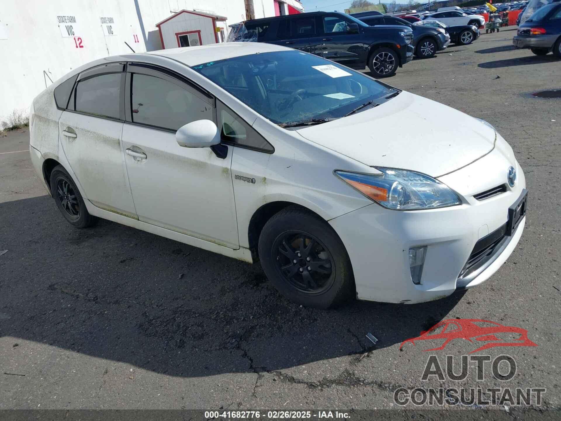 TOYOTA PRIUS 2013 - JTDKN3DU9D0338401