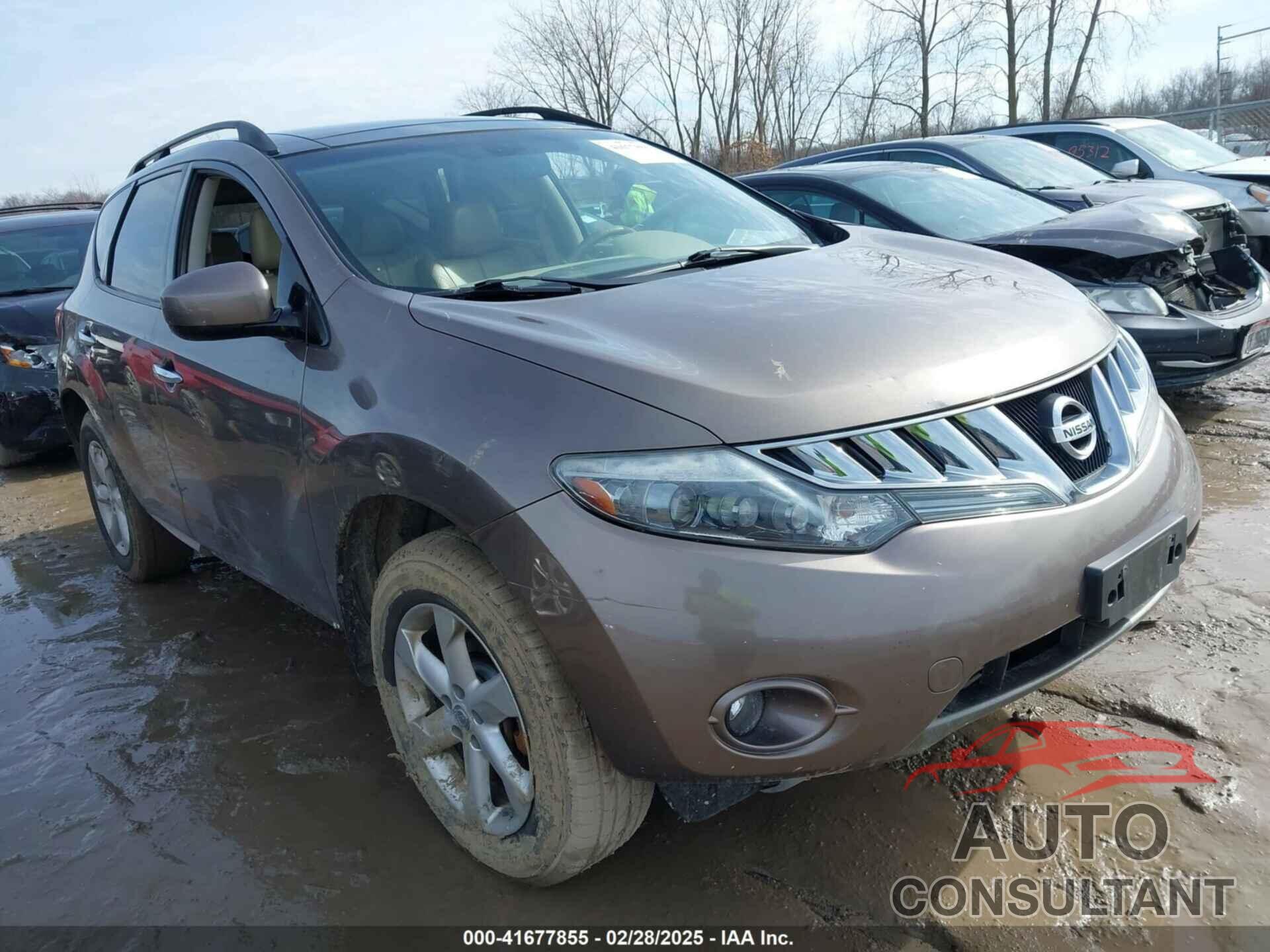 NISSAN MURANO 2009 - JN8AZ18W29W211353