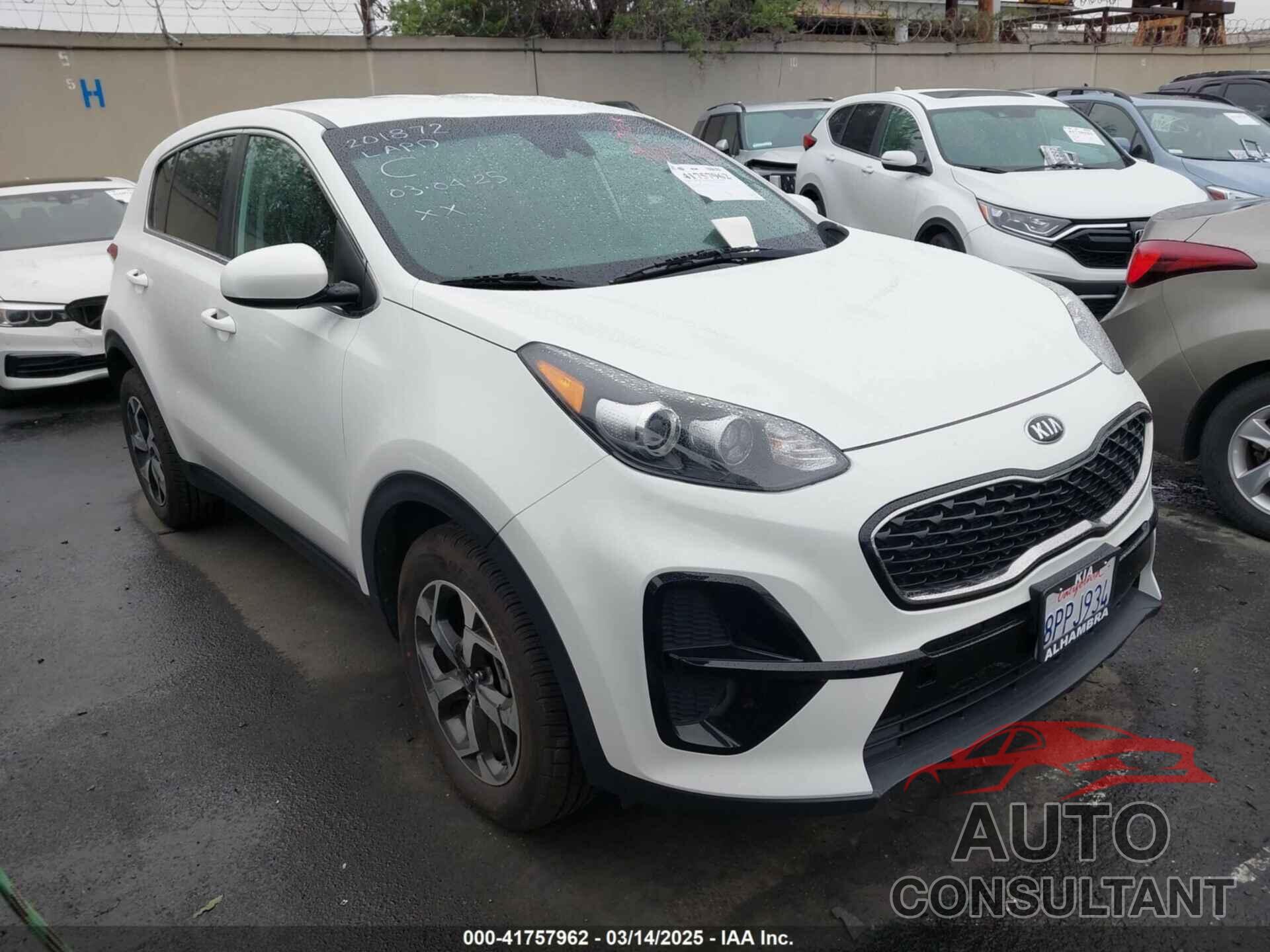 KIA SPORTAGE 2020 - KNDPM3AC5L7736800