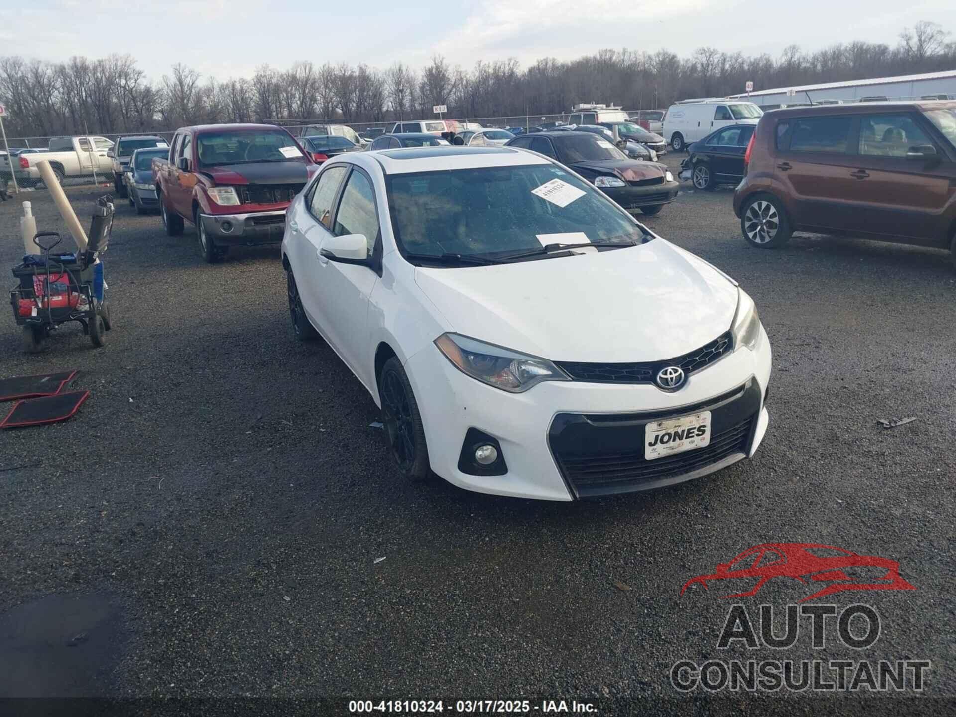 TOYOTA COROLLA 2016 - 2T1BURHE0GC530857