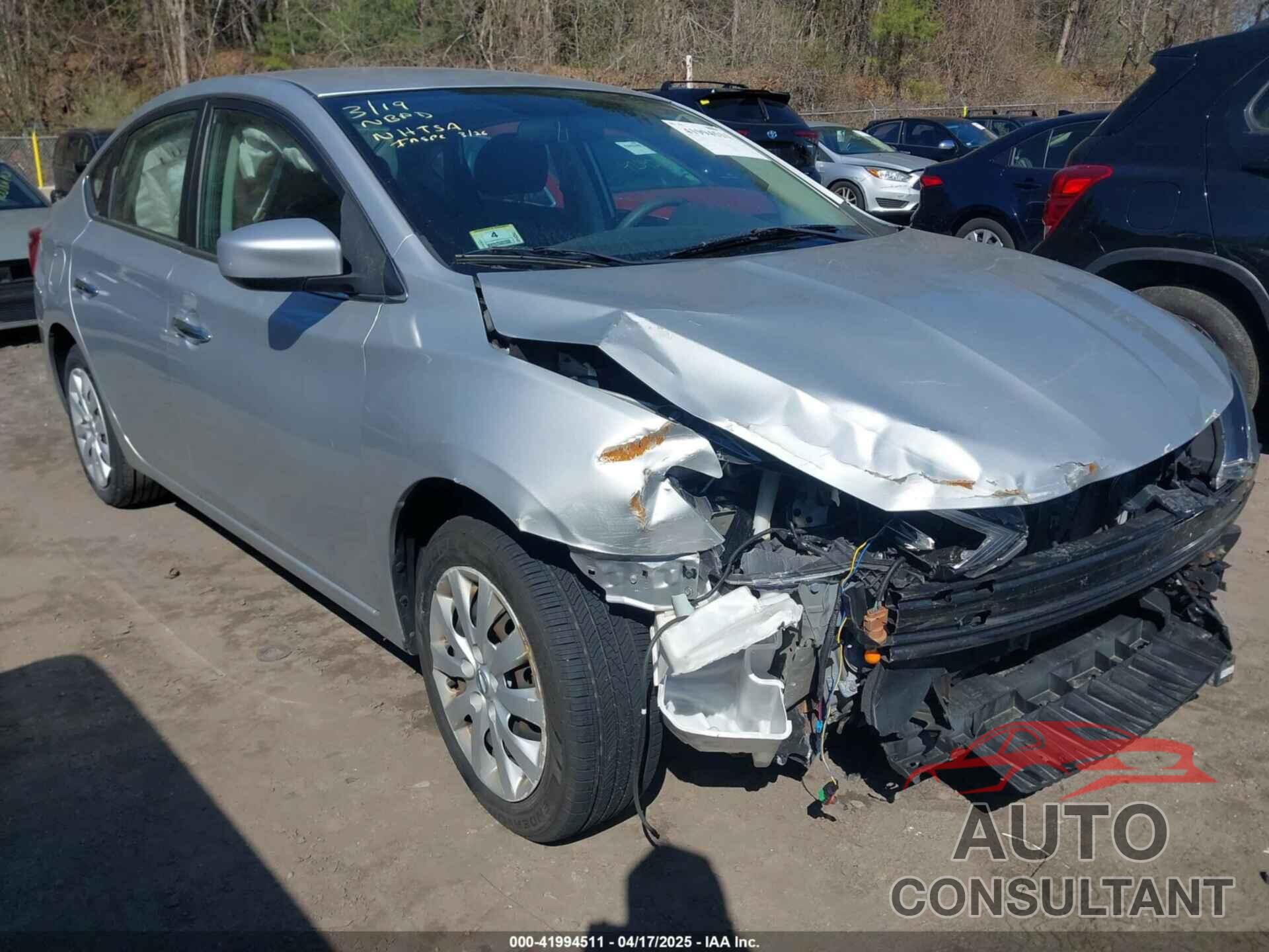 NISSAN SENTRA 2019 - 3N1AB7AP5KY321725