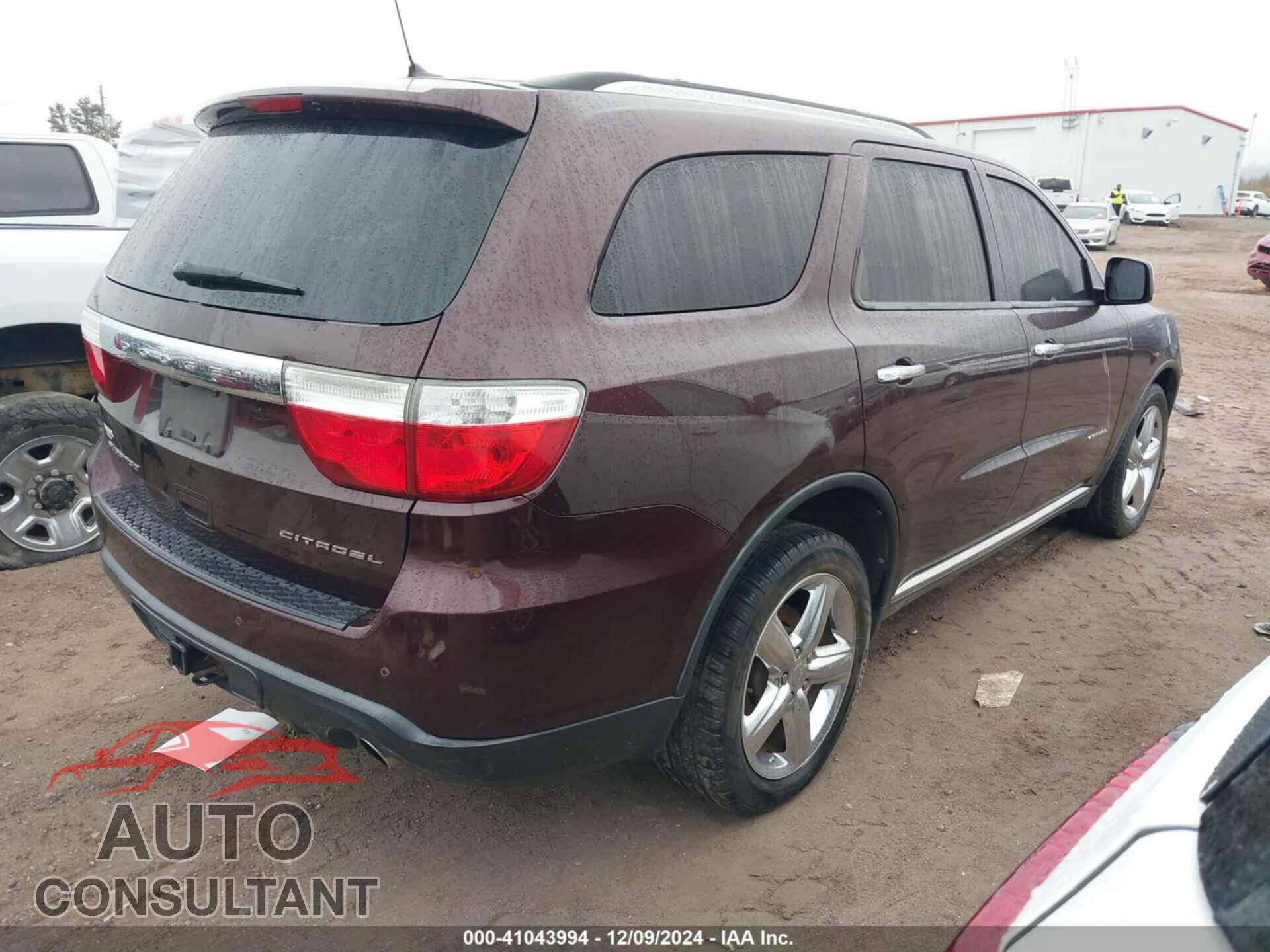 DODGE DURANGO 2012 - 1C4RDHEGXCC257282