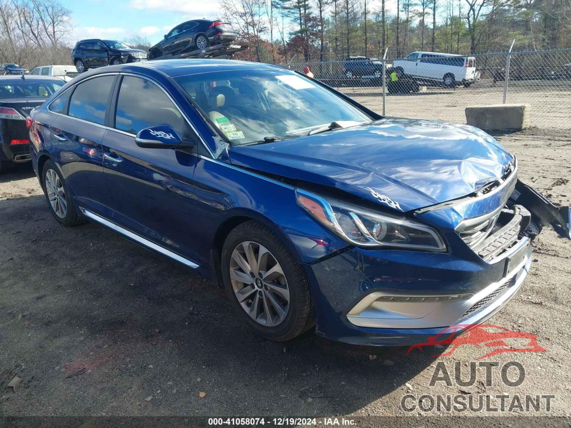 HYUNDAI SONATA 2017 - 5NPE34AF4HH580150