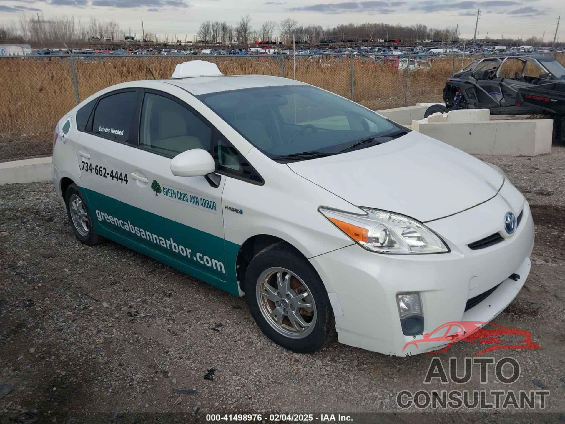 TOYOTA PRIUS 2010 - JTDKN3DU7A1036577