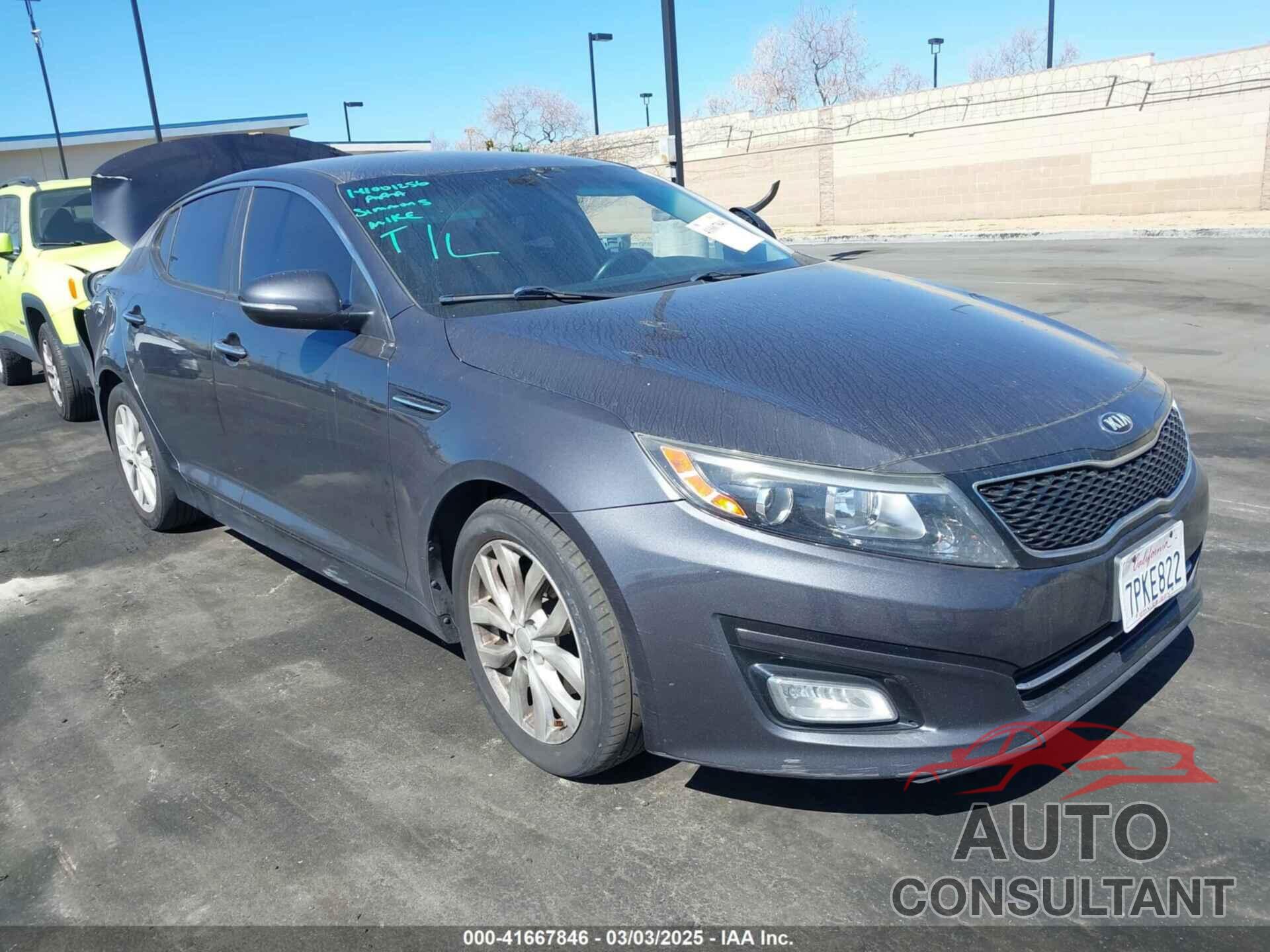 KIA OPTIMA 2015 - 5XXGN4A7XFG514917