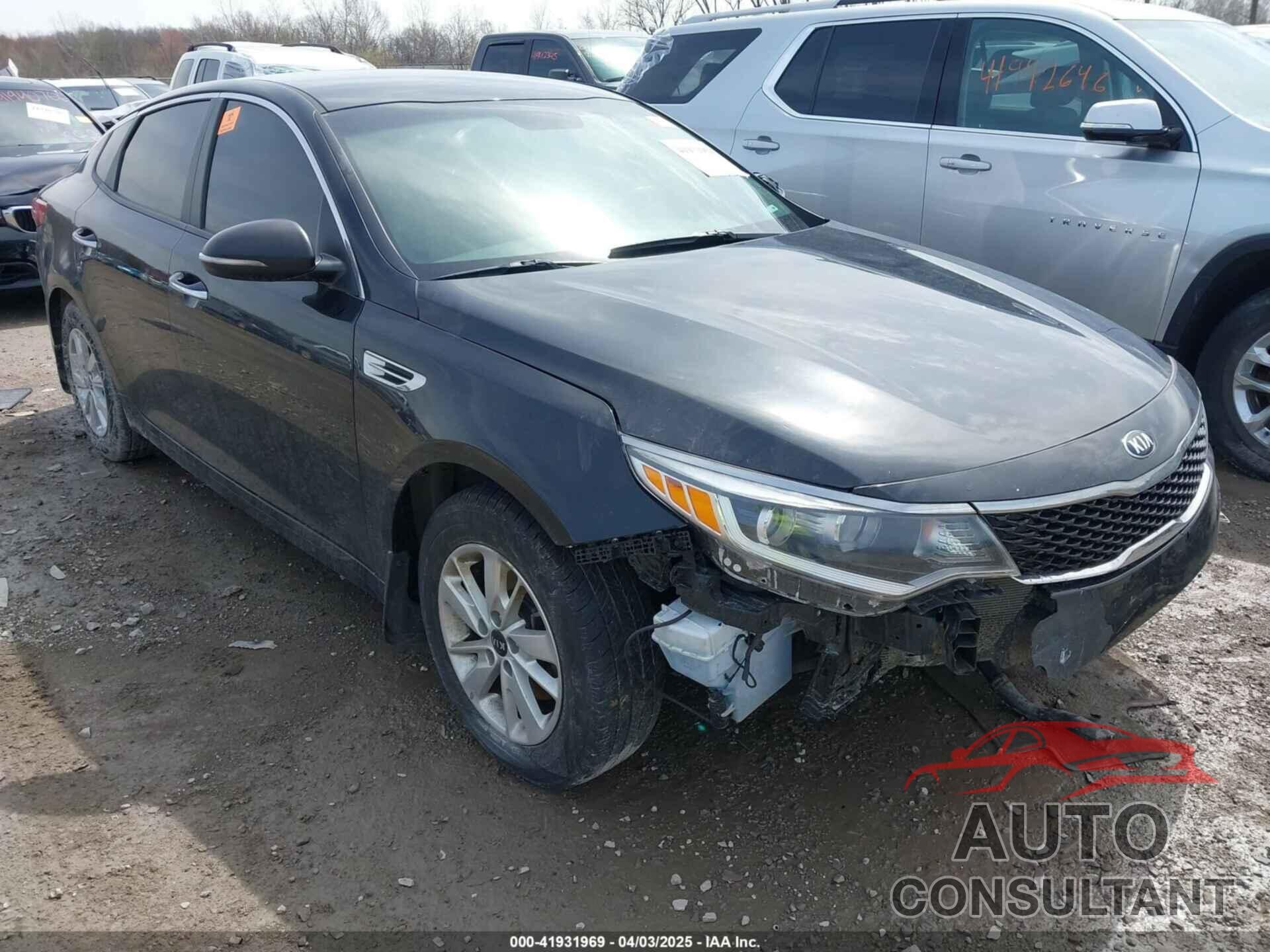 KIA OPTIMA 2016 - KNAGT4L34G5110742