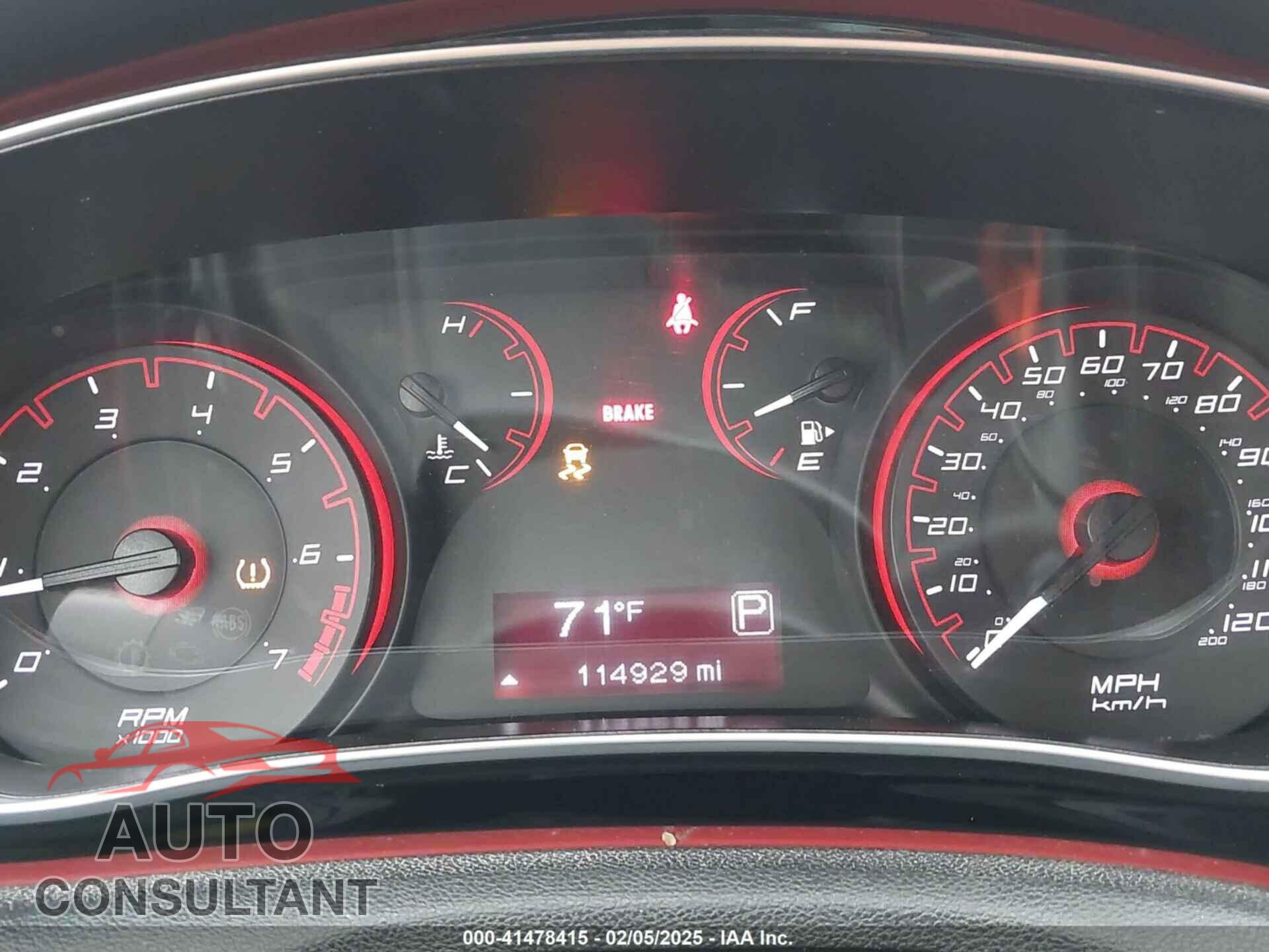 DODGE DART 2016 - 1C3CDFAA2GD682365
