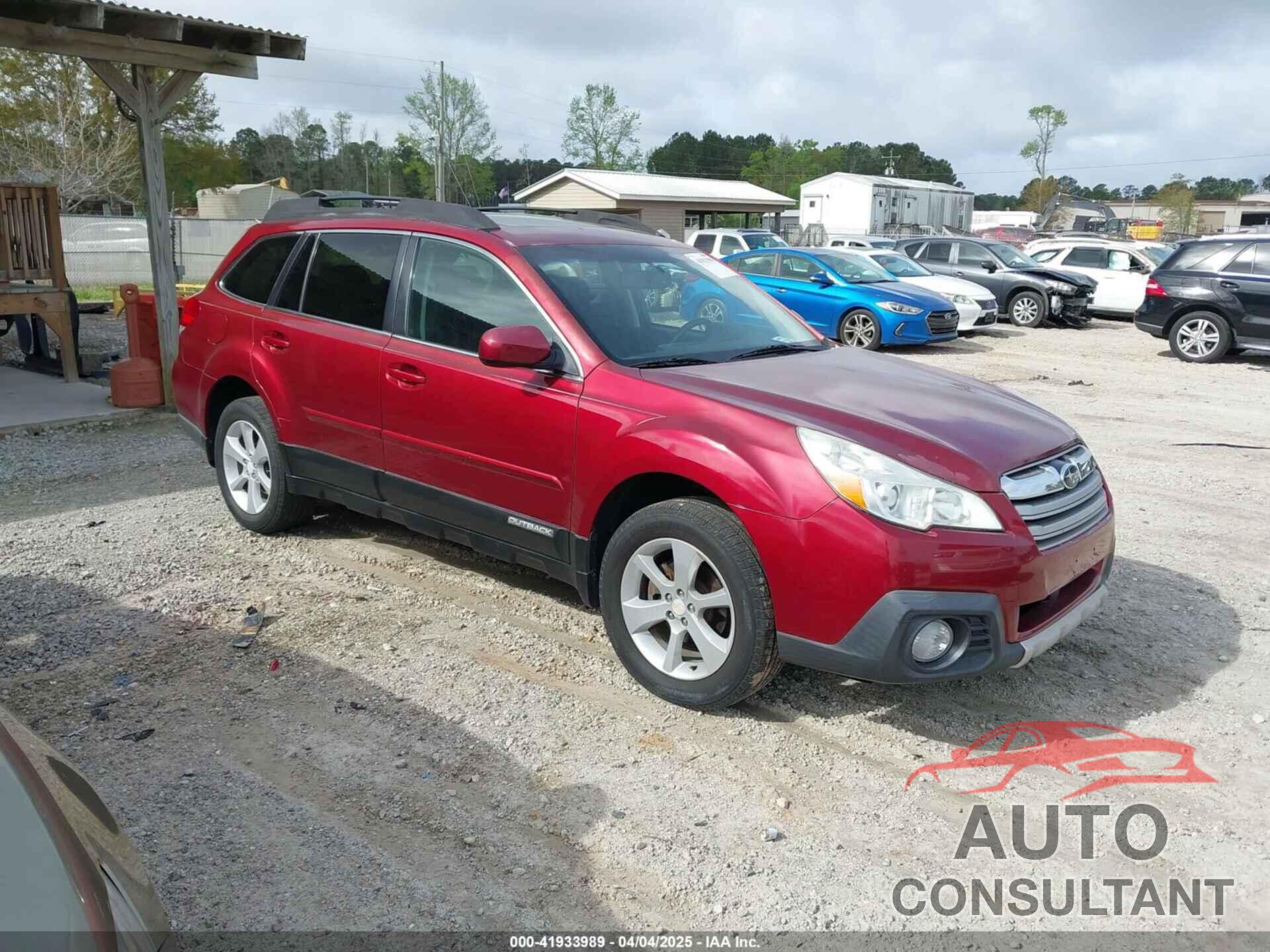 SUBARU OUTBACK 2013 - 4S4BRCGC5D3246266