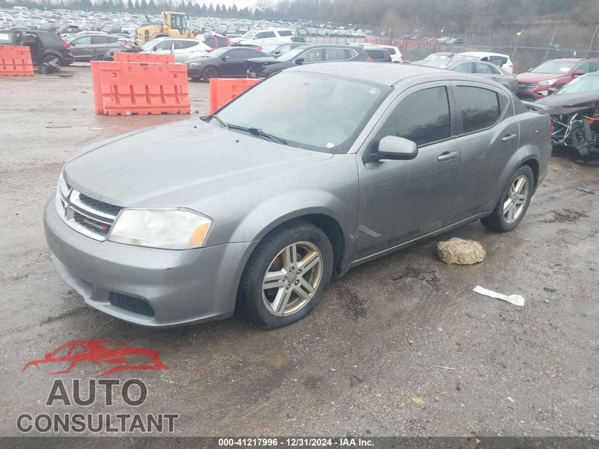 DODGE AVENGER 2012 - 1C3CDZCB5CN224704