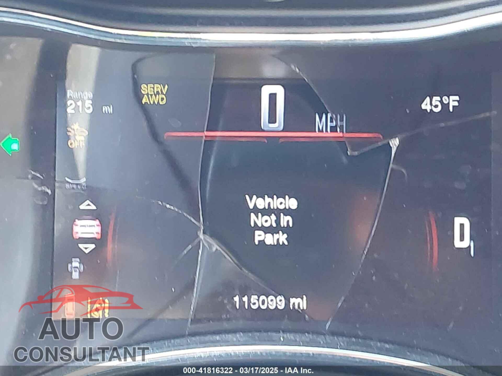 DODGE DURANGO 2017 - 1C4SDJCT6HC697502