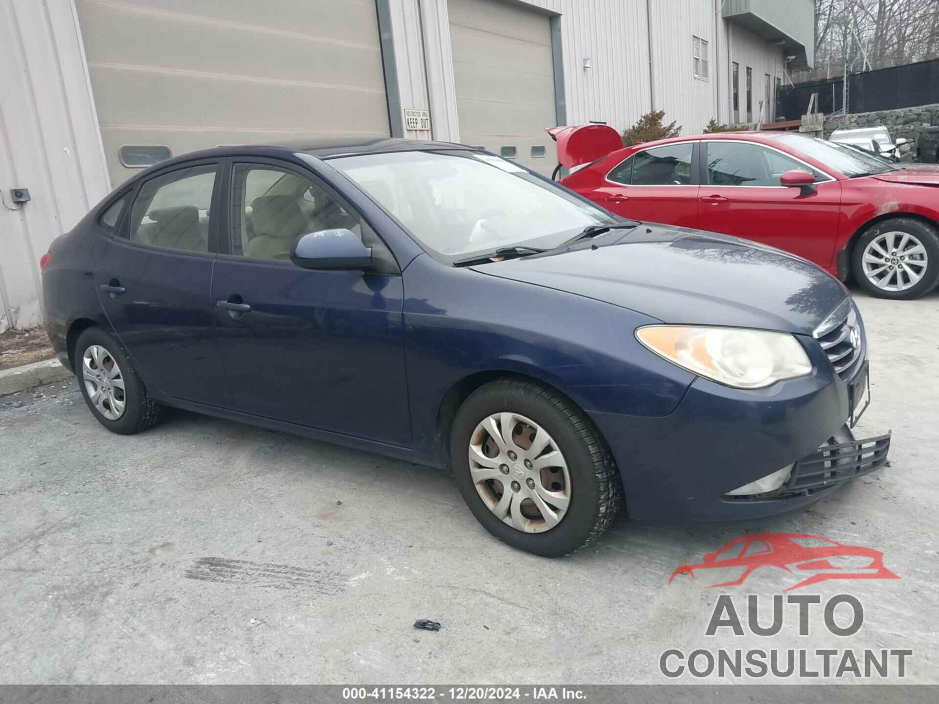 HYUNDAI ELANTRA 2010 - KMHDU4AD0AU156477