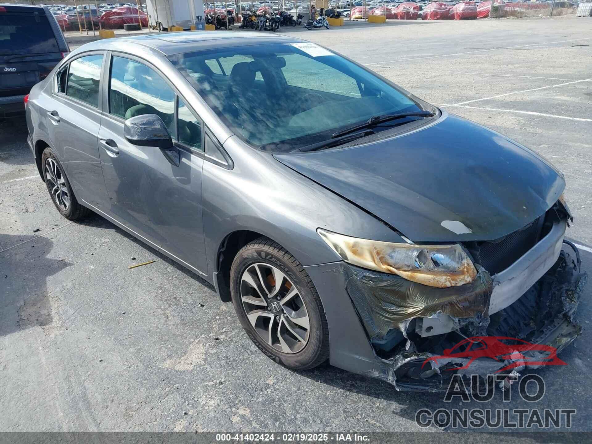 HONDA CIVIC 2013 - 19XFB2F90DE272261