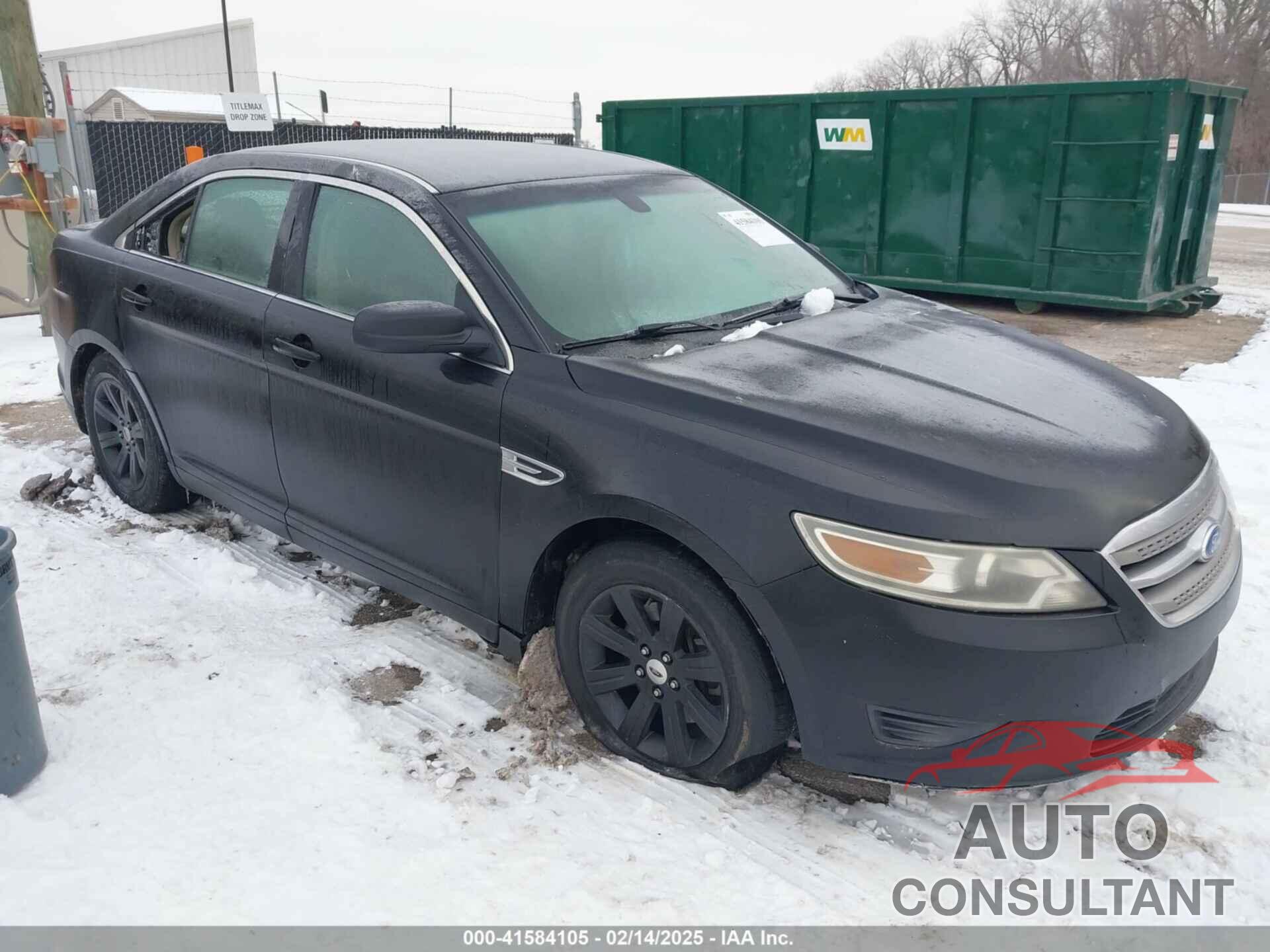 FORD TAURUS 2012 - 1FAHP2DW4CG120426