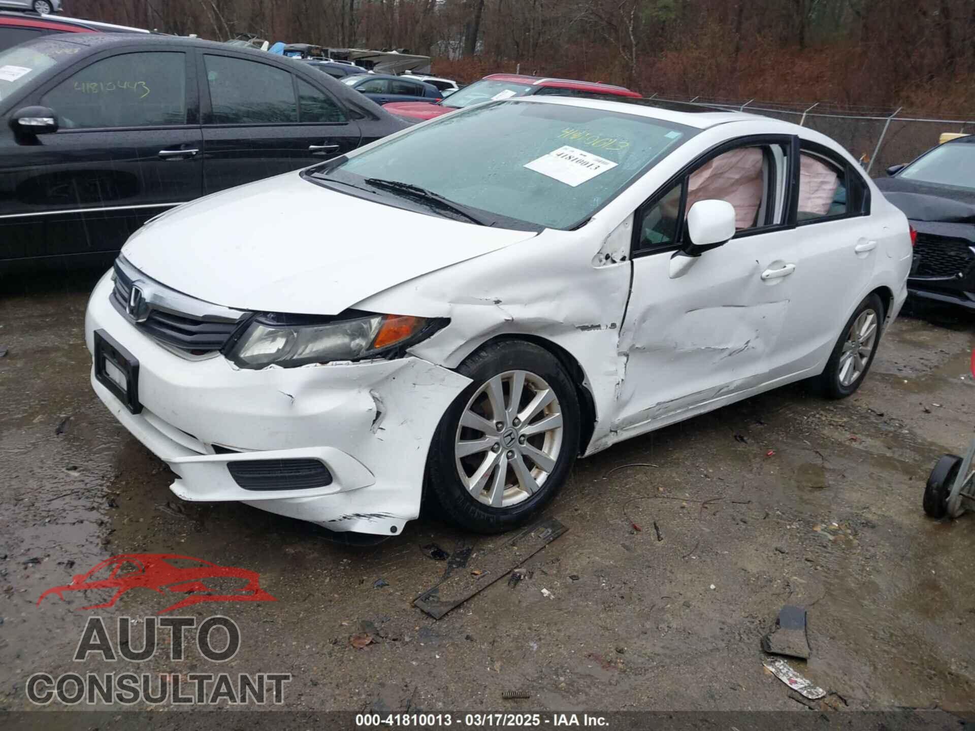 HONDA CIVIC 2012 - 2HGFB2F84CH609526