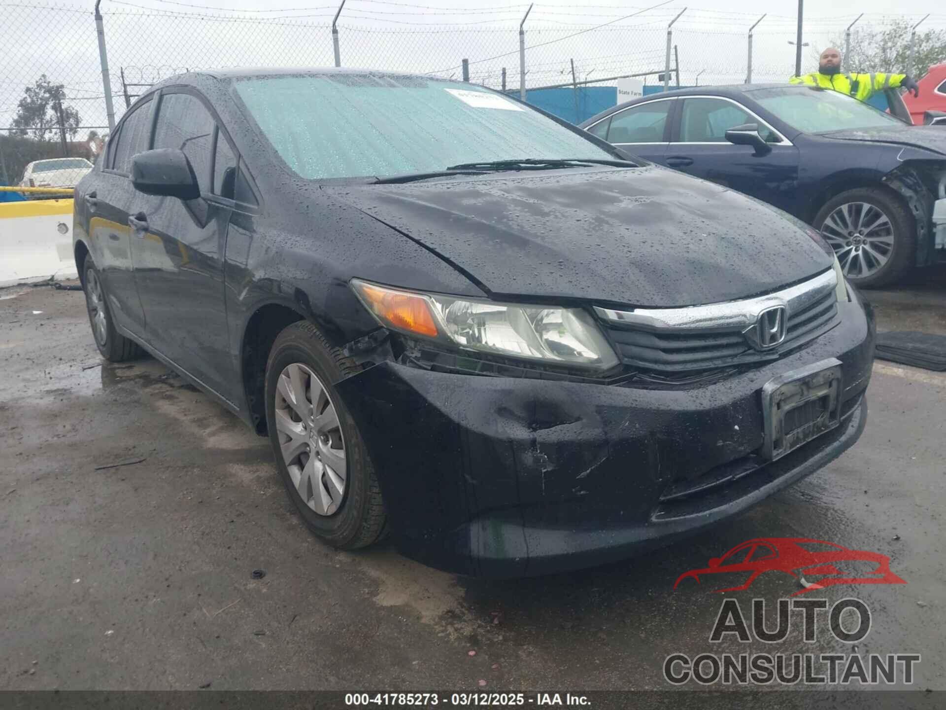 HONDA CIVIC 2012 - 19XFB2F52CE362569