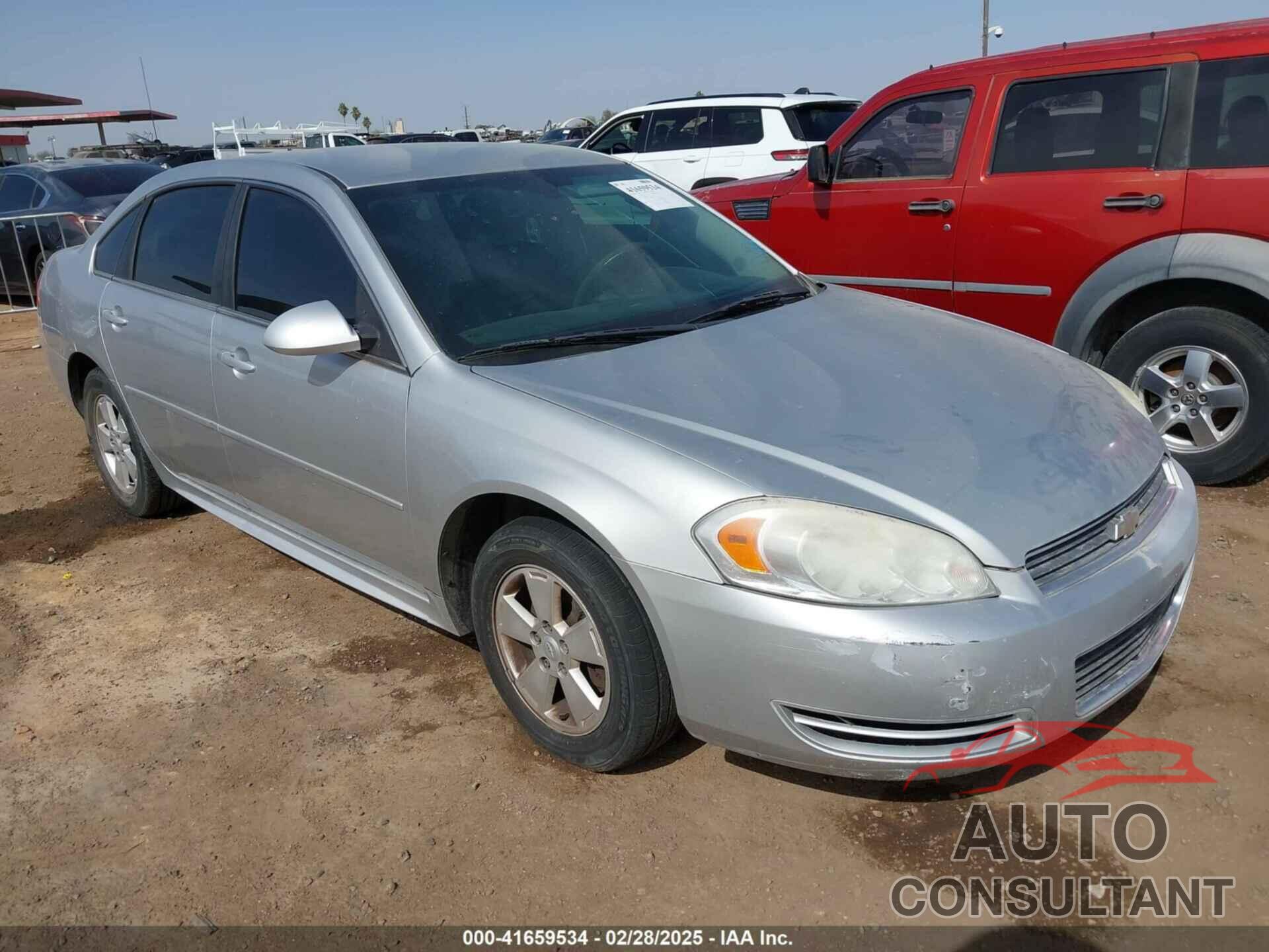 CHEVROLET IMPALA 2011 - 2G1WF5EK0B1232419