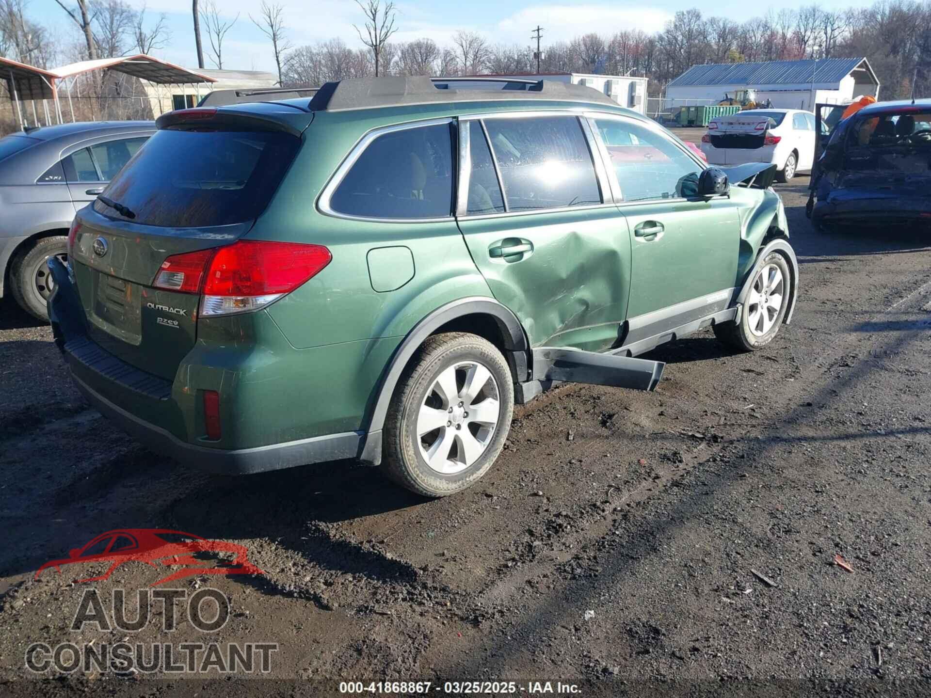 SUBARU OUTBACK 2012 - 4S4BRBGC8C3210869