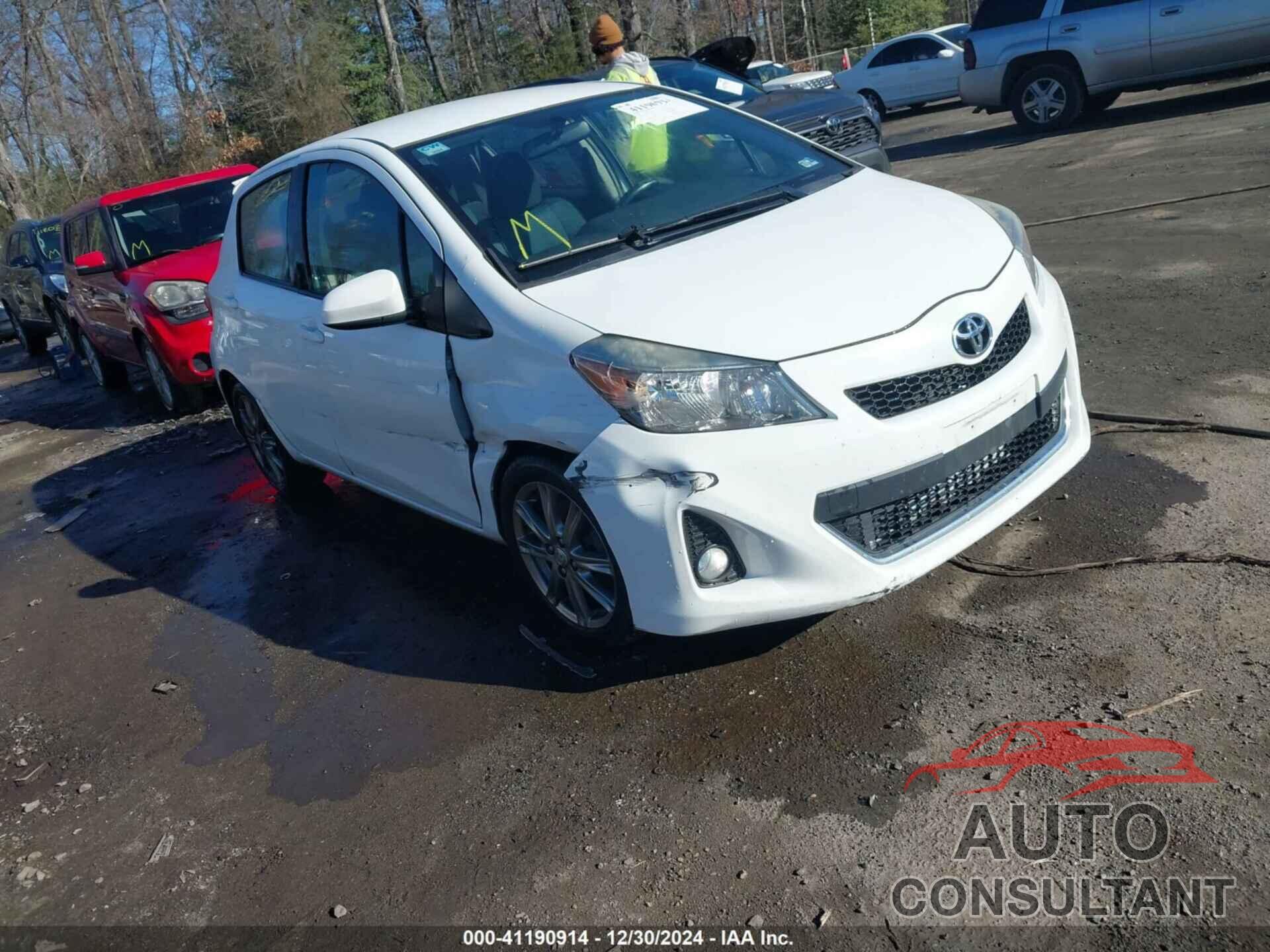 TOYOTA YARIS 2014 - JTDKTUD31ED590687