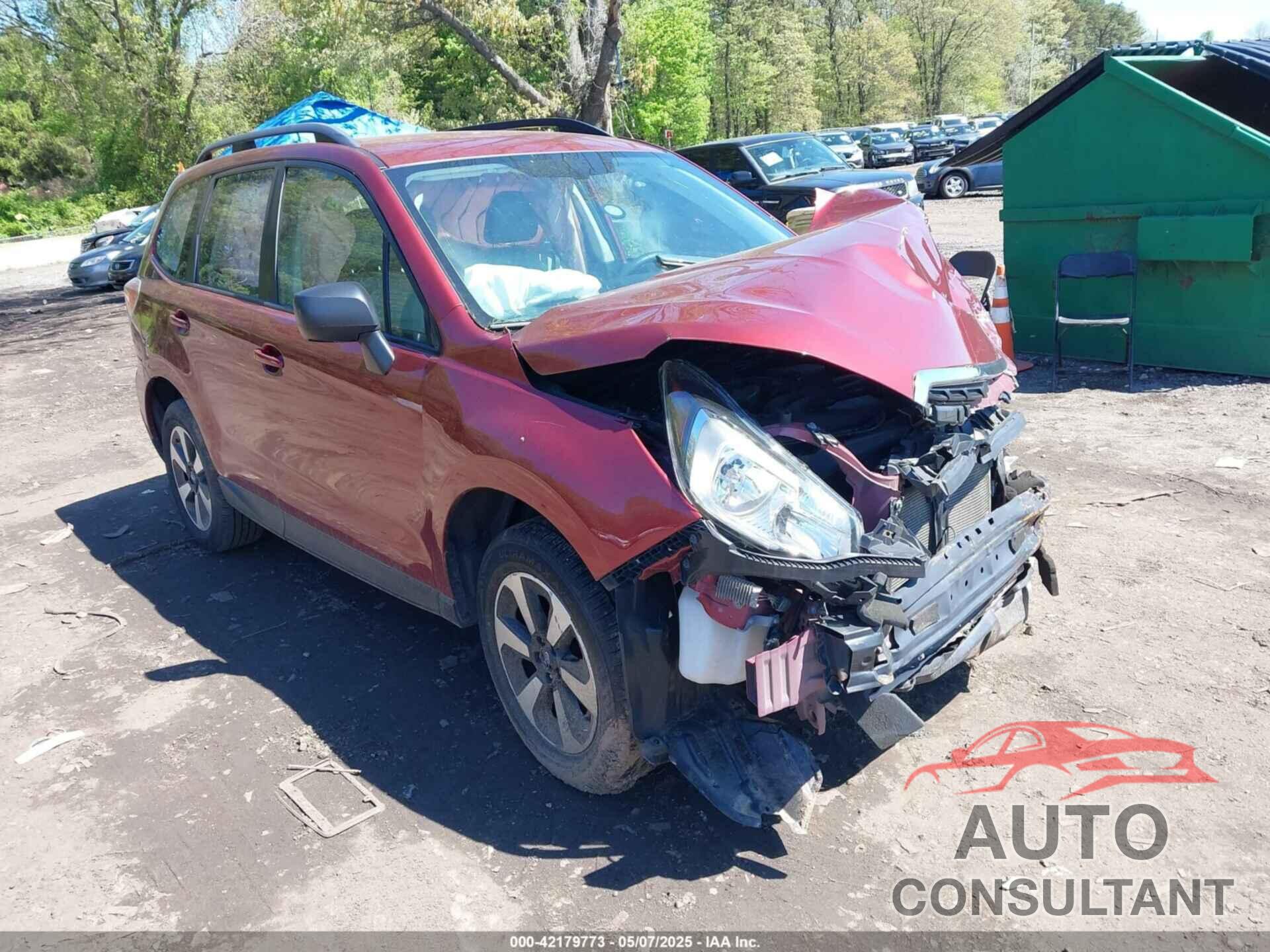 SUBARU FORESTER 2017 - JF2SJABC1HH482186