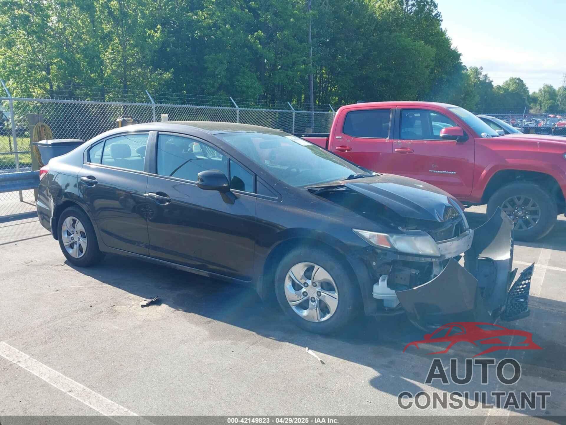 HONDA CIVIC 2013 - 2HGFB2F5XDH537125