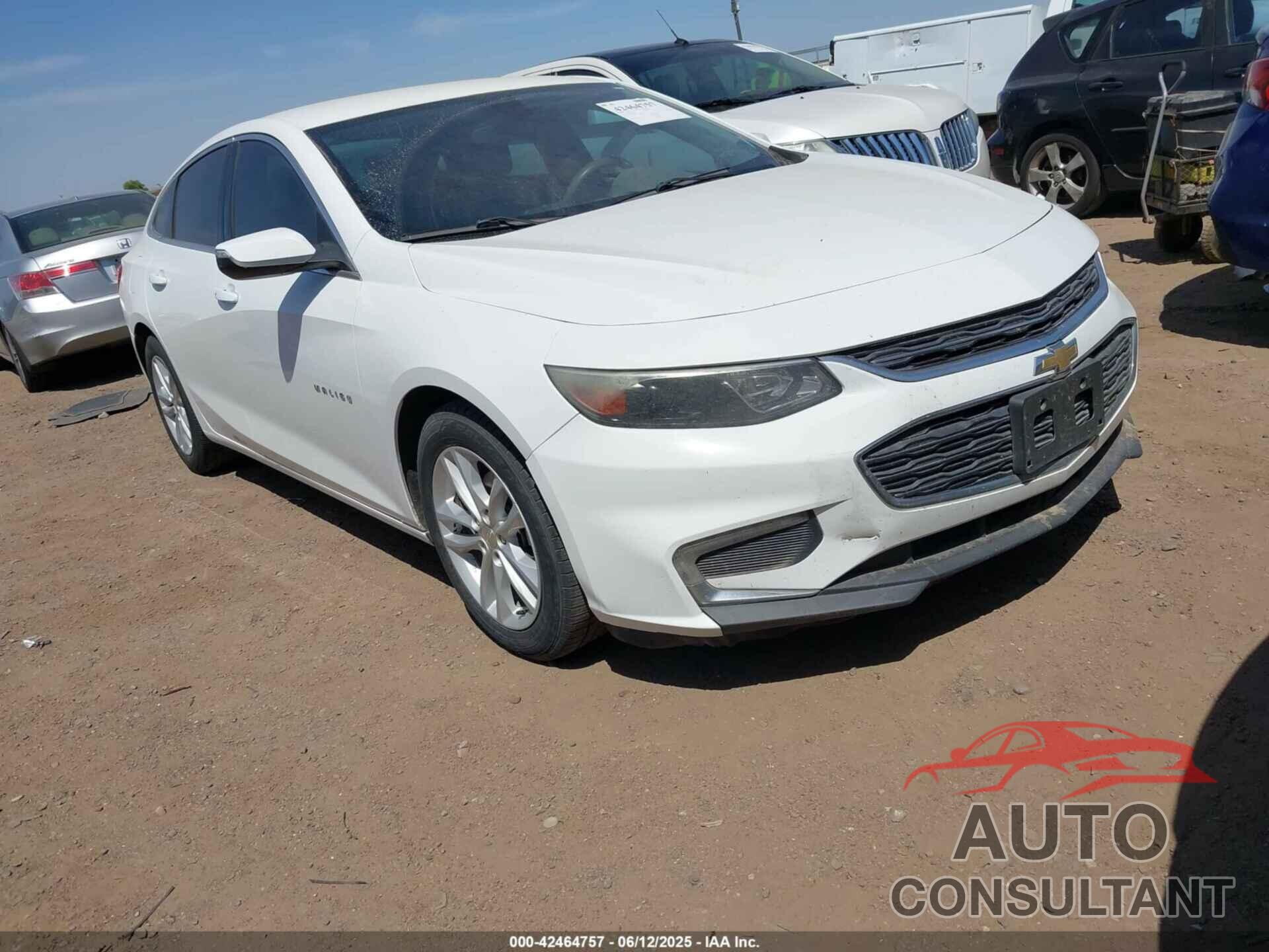 CHEVROLET MALIBU HYBRID 2017 - 1G1ZJ5SU6HF187828