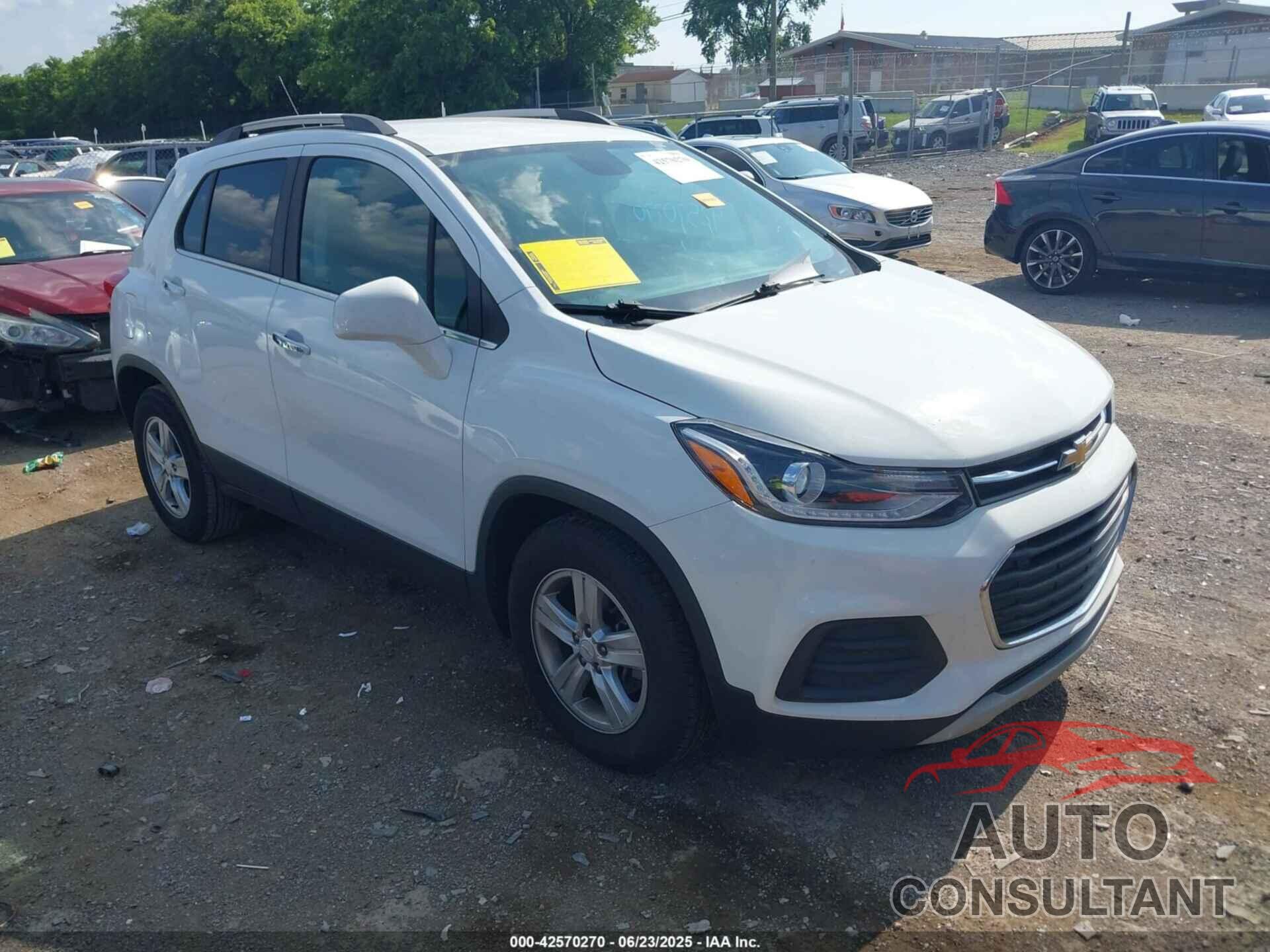 CHEVROLET TRAX 2019 - KL7CJLSB9KB936259
