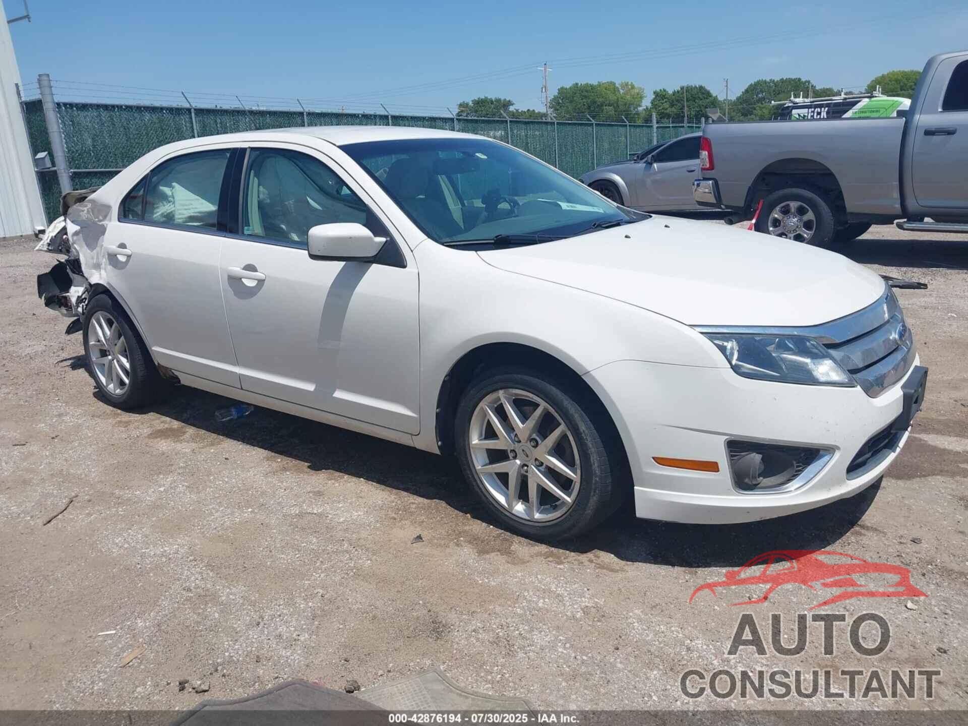FORD FUSION 2012 - 3FAHP0JAXCR178241