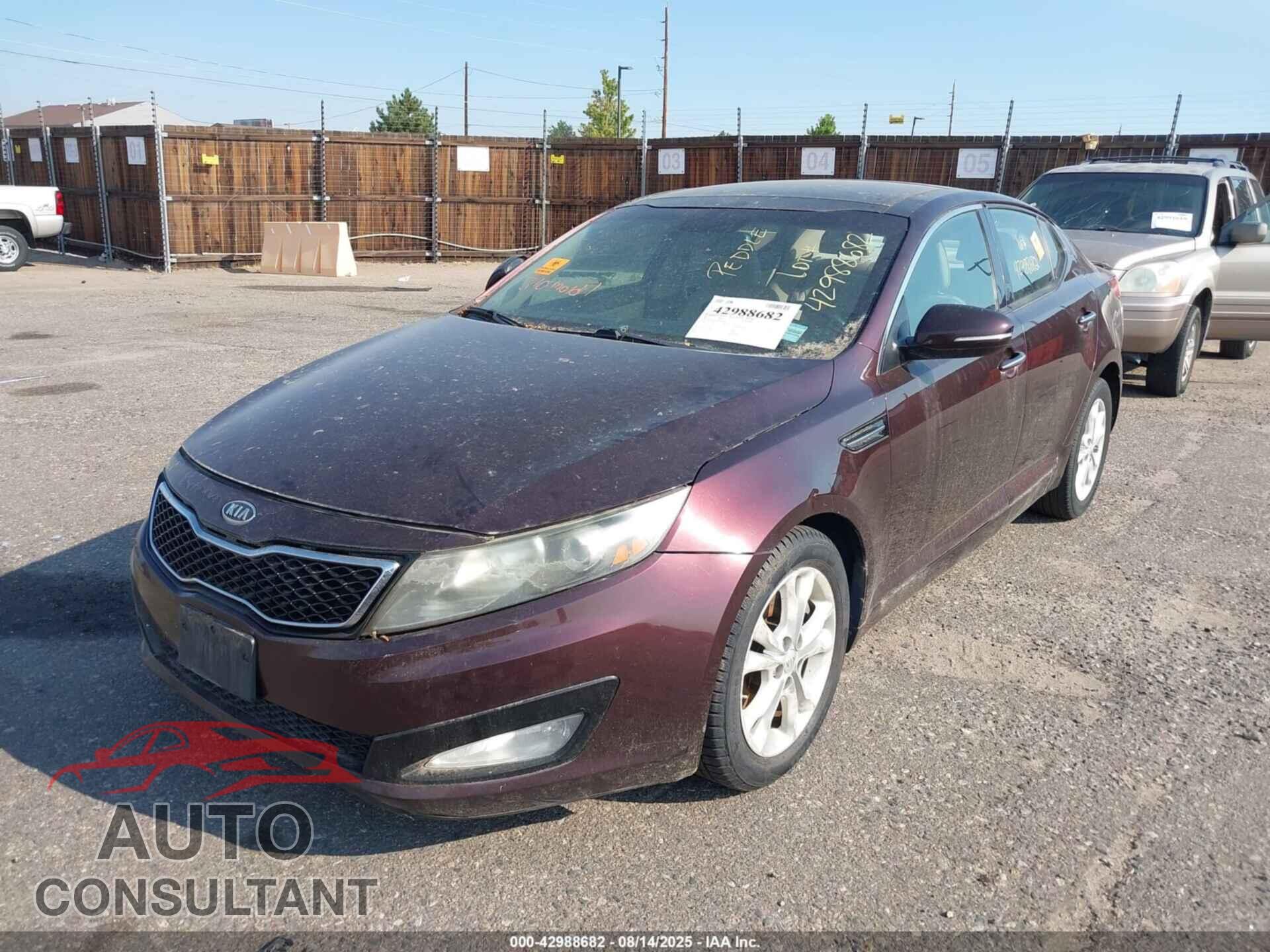KIA OPTIMA 2012 - 5XXGN4A65CG026199