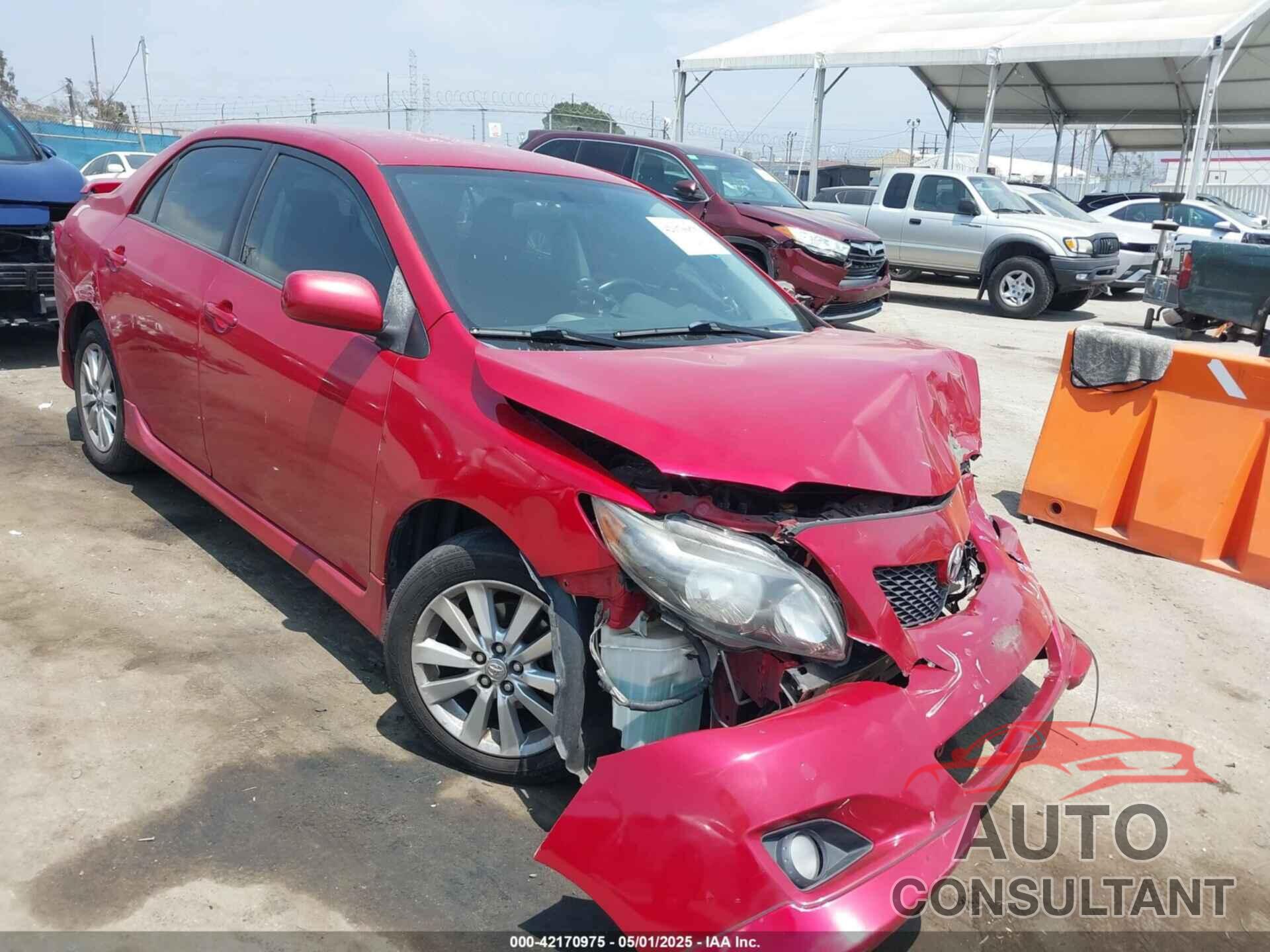 TOYOTA COROLLA 2010 - 1NXBU4EE6AZ286225