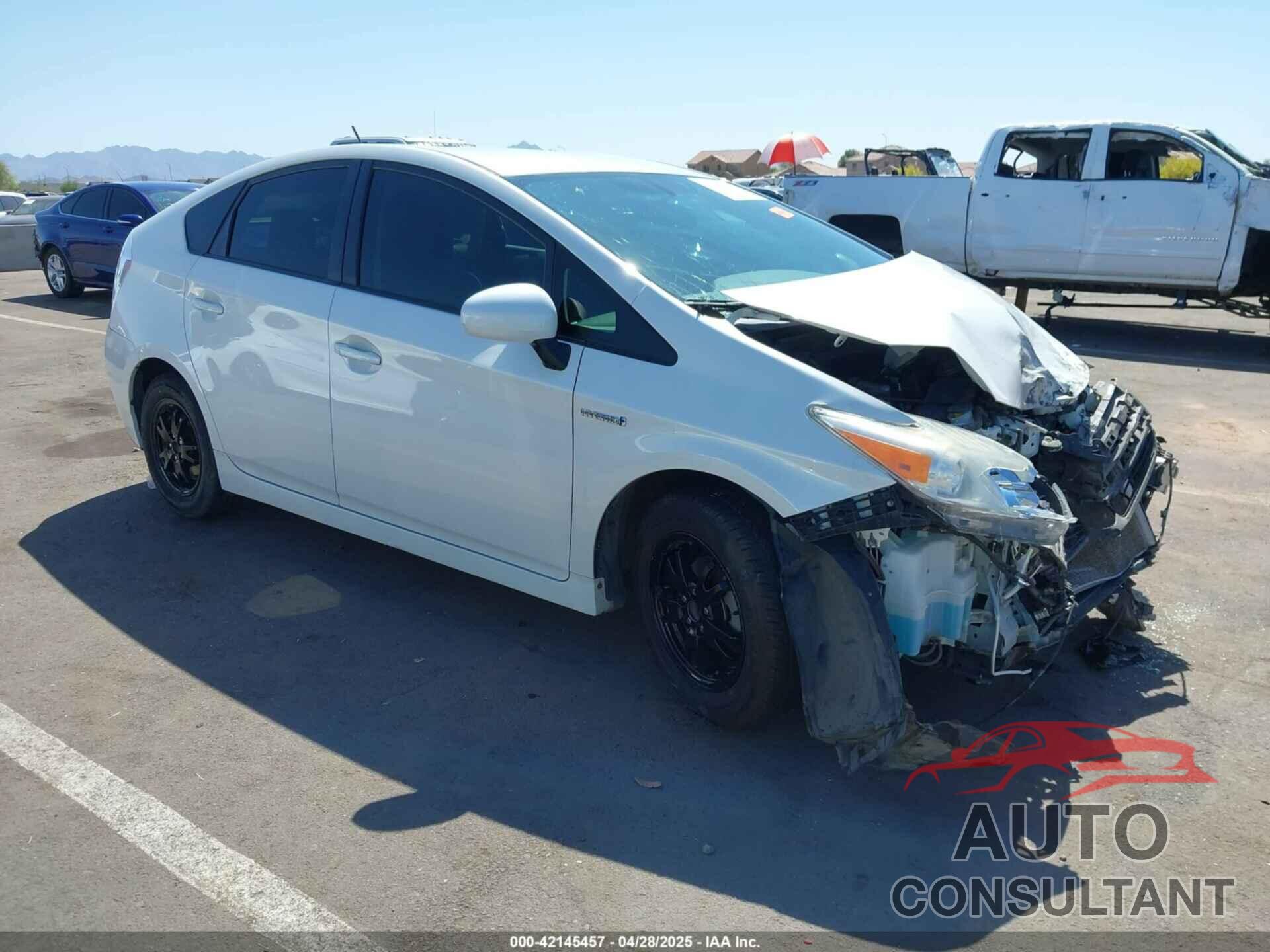 TOYOTA PRIUS 2012 - JTDKN3DU3C5389068