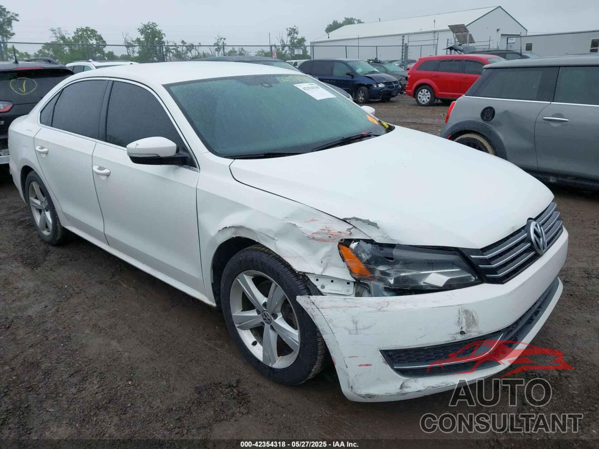 VOLKSWAGEN PASSAT 2013 - 1VWBP7A39DC013210