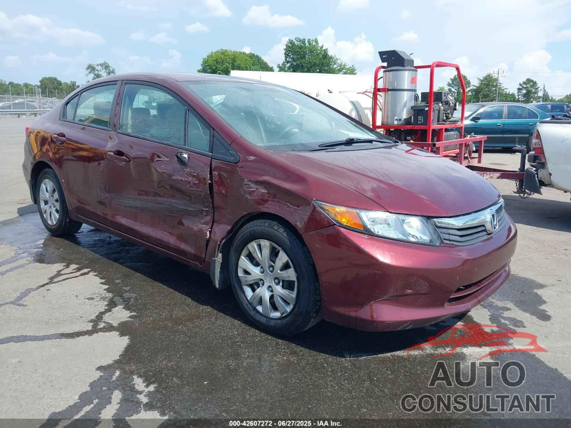 HONDA CIVIC 2012 - 2HGFB2F54CH579305